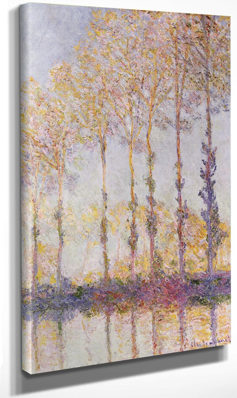 Poplars On The Banks Of The Epte By Claude Monet