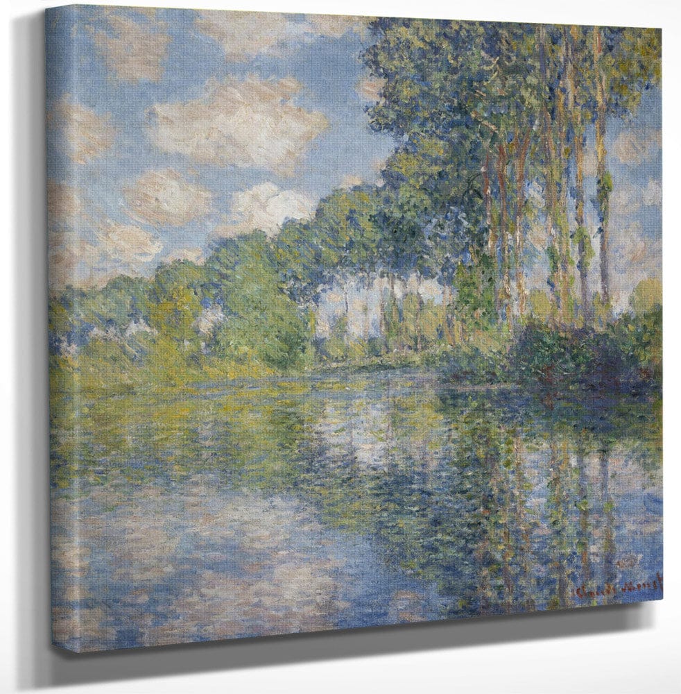 Poplars On The Epte By Claude Monet