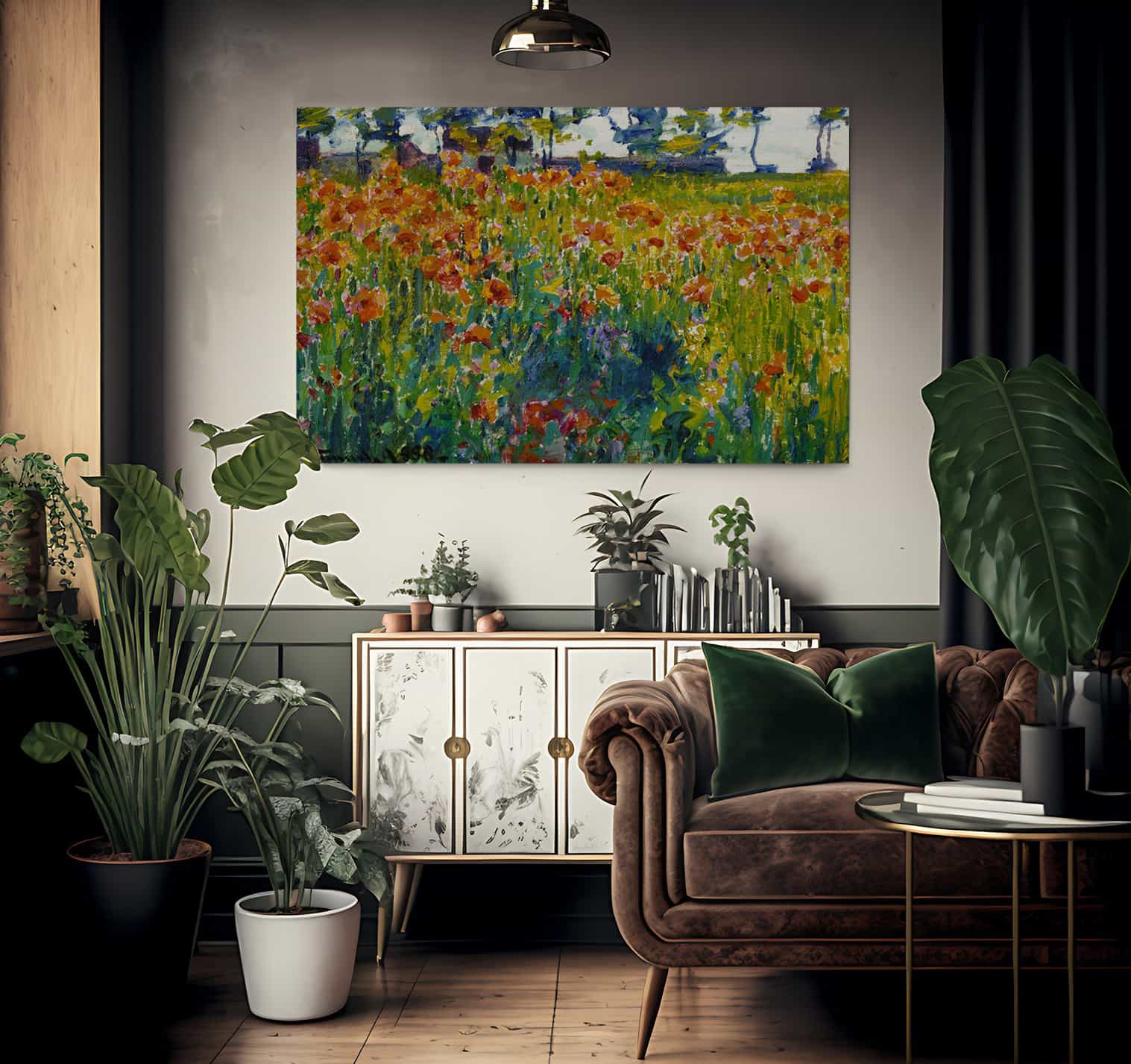 Poppies In France By Robert William Vonnoh - Image 2