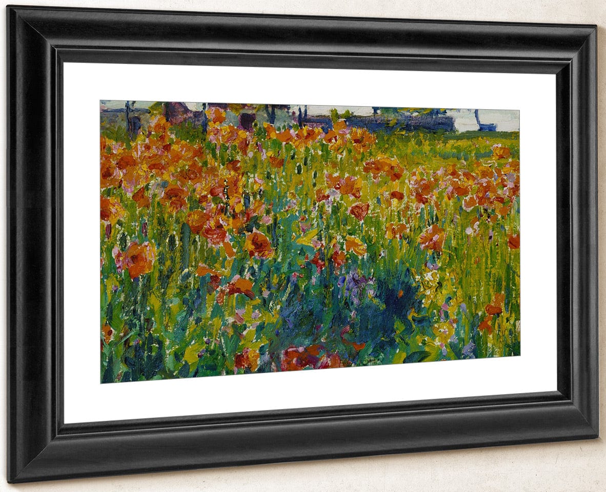 Poppies In France By Robert William Vonnoh - Image 4