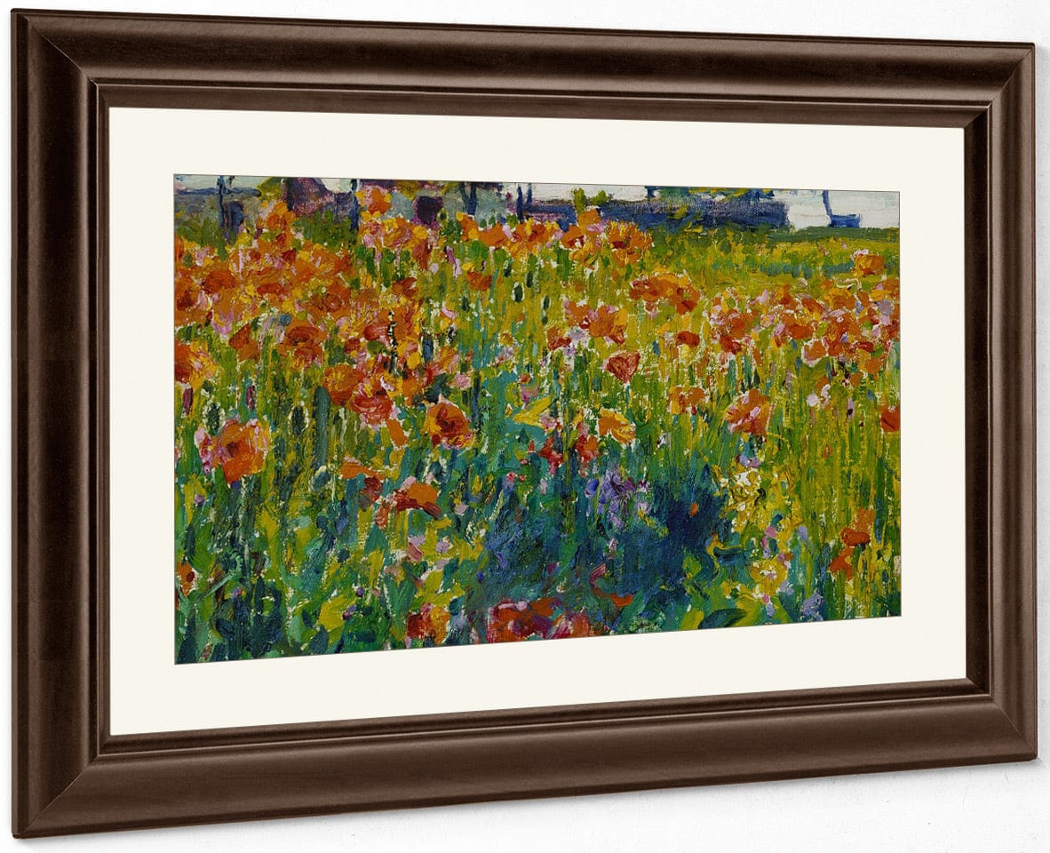 Poppies In France By Robert William Vonnoh - Image 5