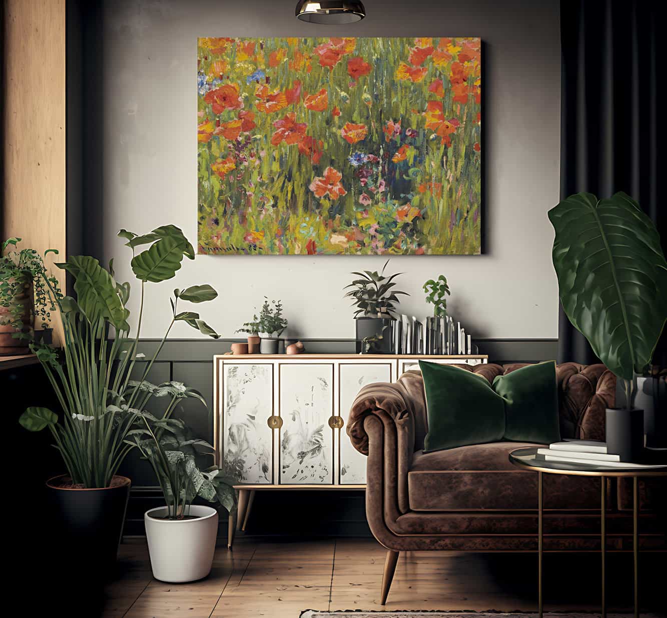 Poppies By Robert William Vonnoh - Image 2