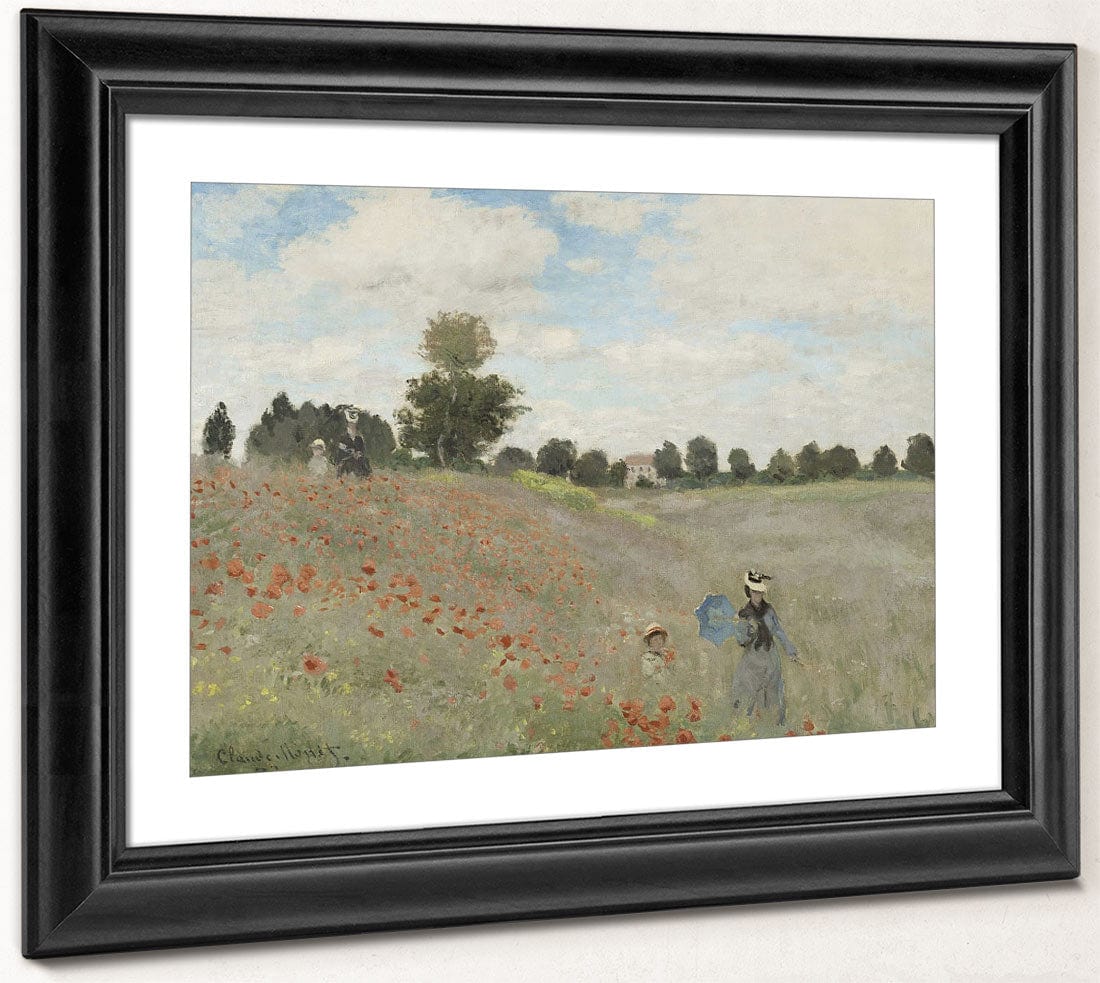 Poppy Field 2 By Claude Monet - Image 4