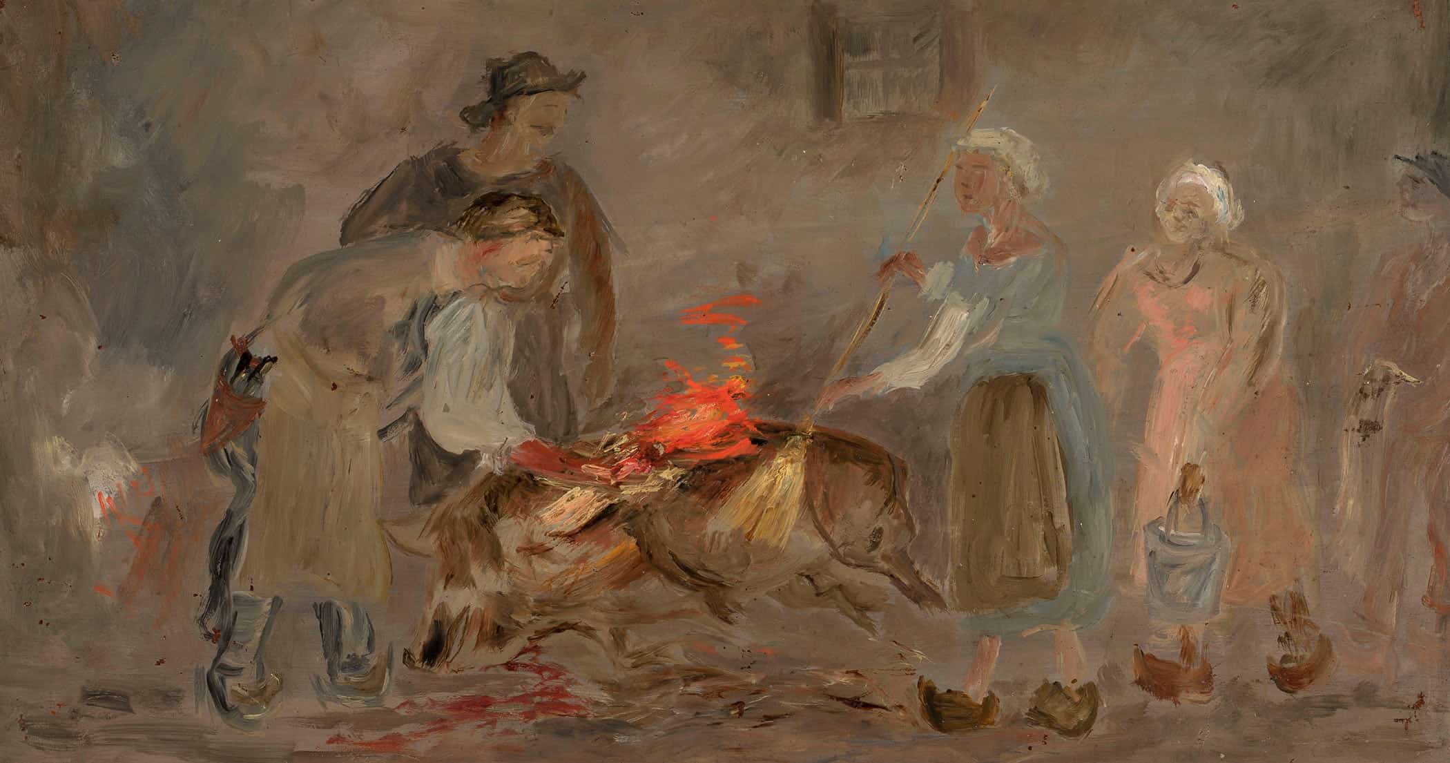 Pork Heating by Tadeusz Makowski - Image 2