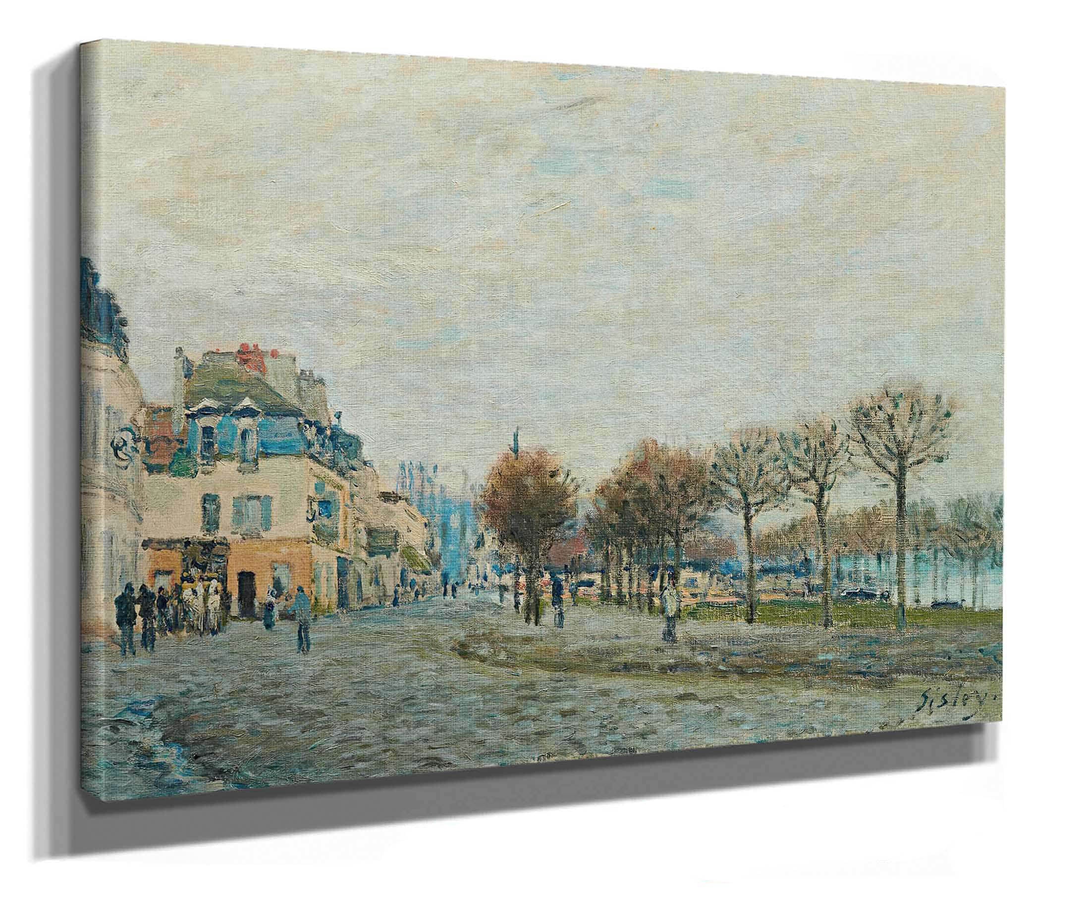 Port Marly Avant Linondation by Alfred Sisley - Image 2