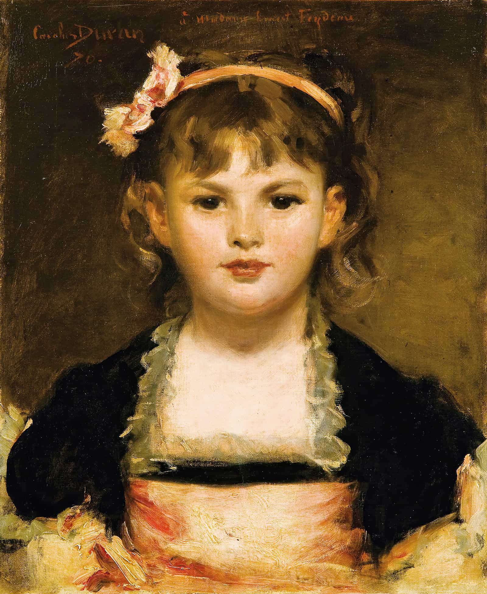 Portait Of A Young Girl by Carolus Duran