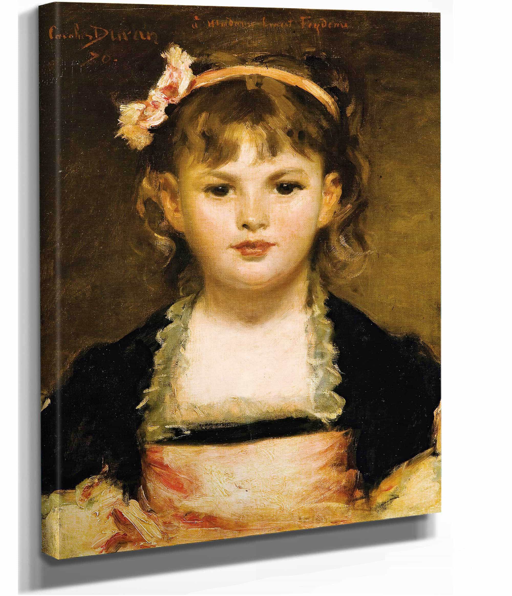 Portait Of A Young Girl by Carolus Duran - Image 2