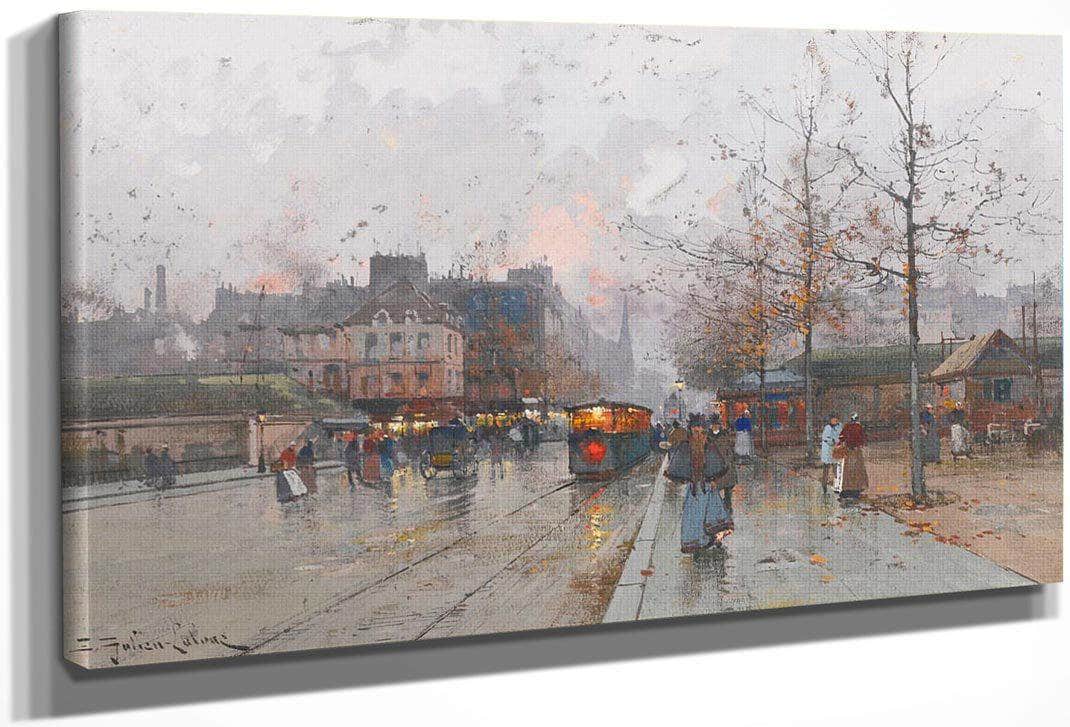 Porte De Chatillon By Eugene Galien Laloue