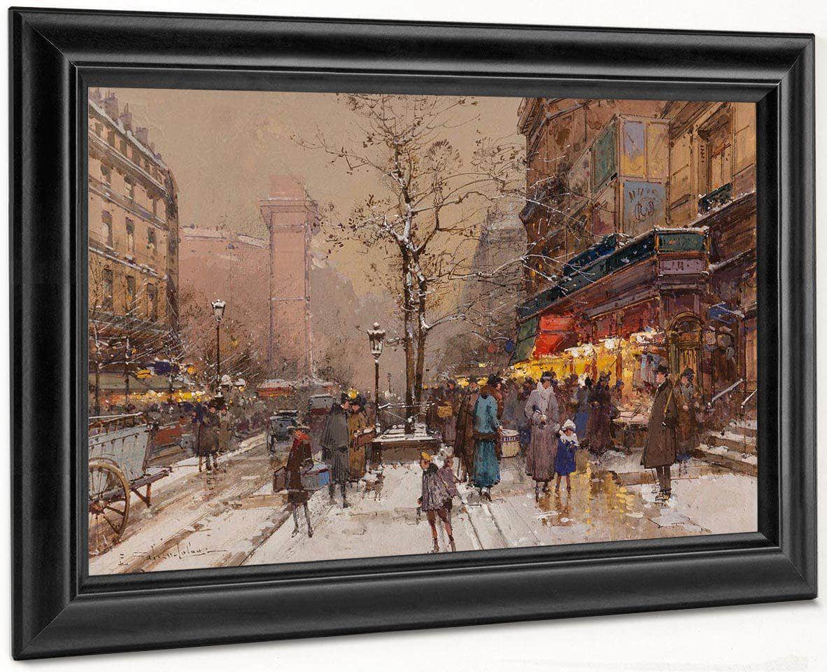 Porte Saint Denisb By Eugene Galien Laloue - Image 8