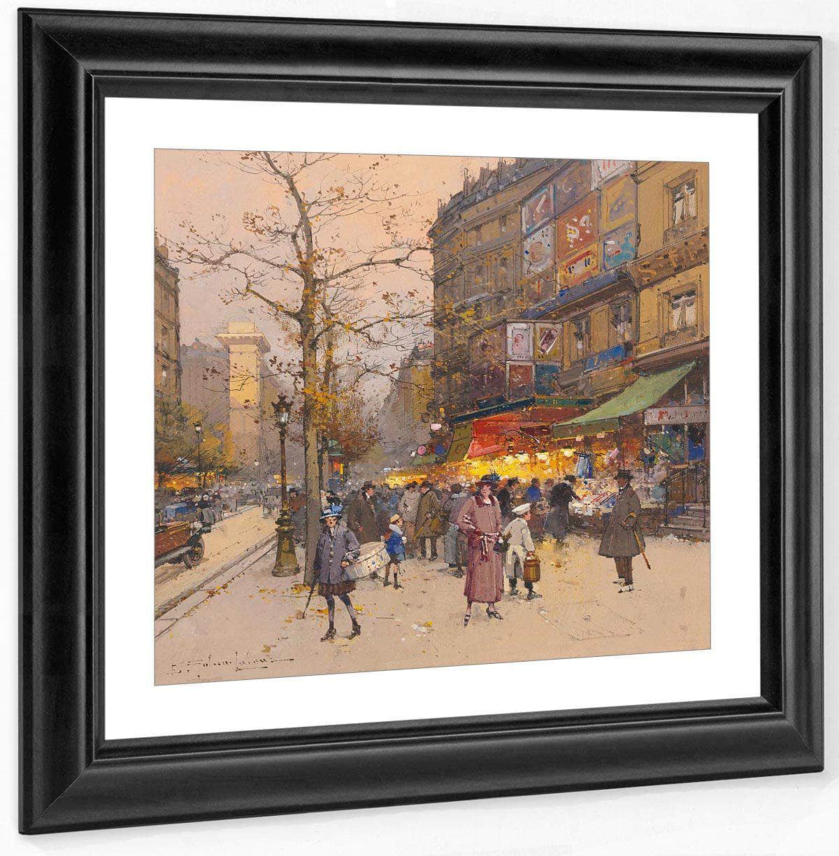 Porte Saint Martin By Eugene Galien Laloue - Image 2