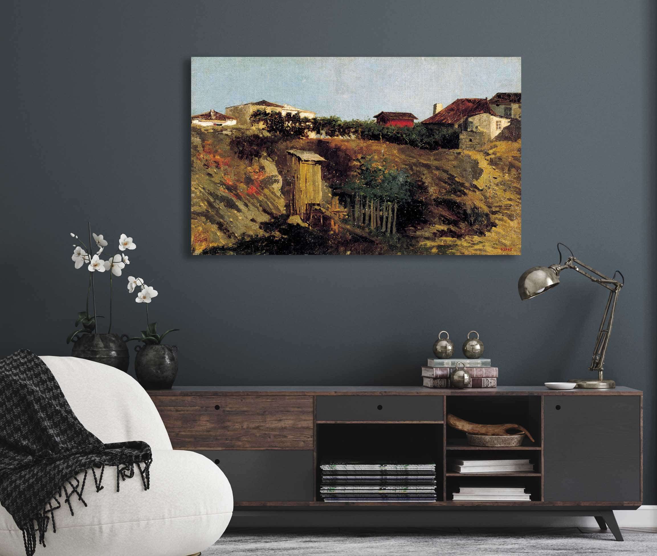 Portici Landscape by Mariano Fortuny Marsal - Image 5