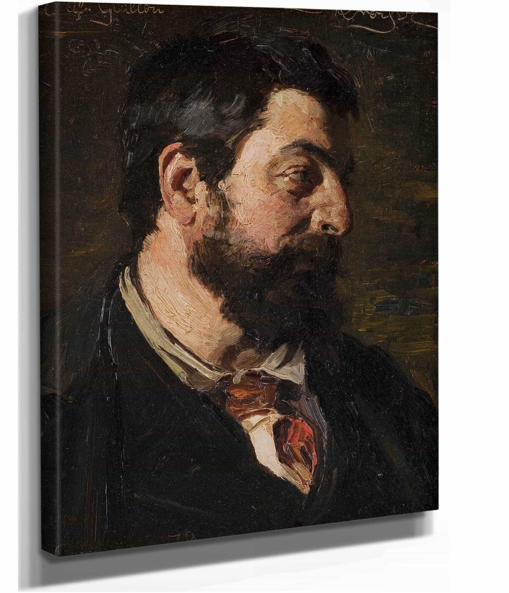 Portraet Af Den Franske Maler Alfred Guillou by Peder Severin Kroyer - Image 2