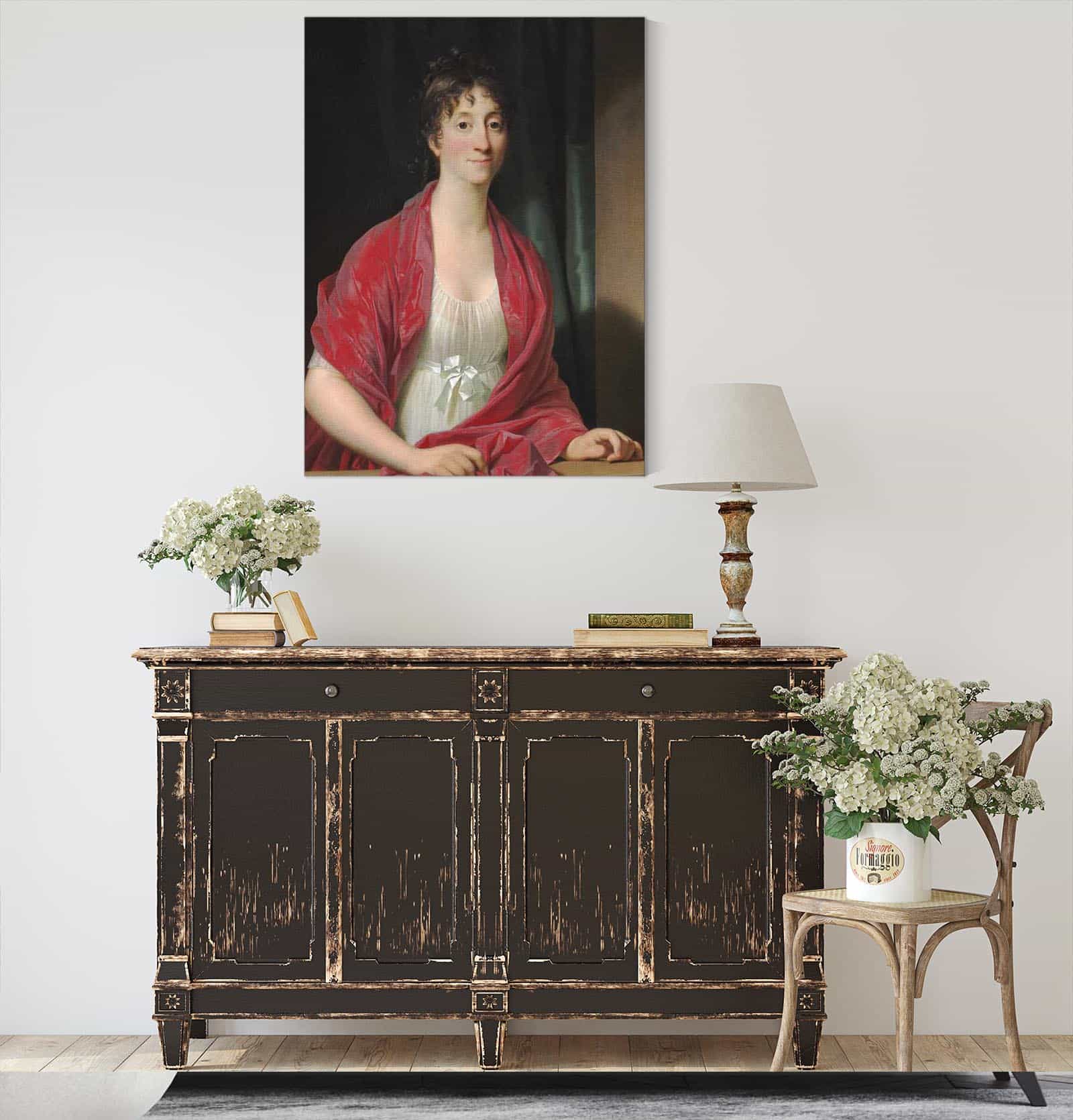 Portraet Af Dorothea Elisabeth Hyllested by Jens Juel - Image 4