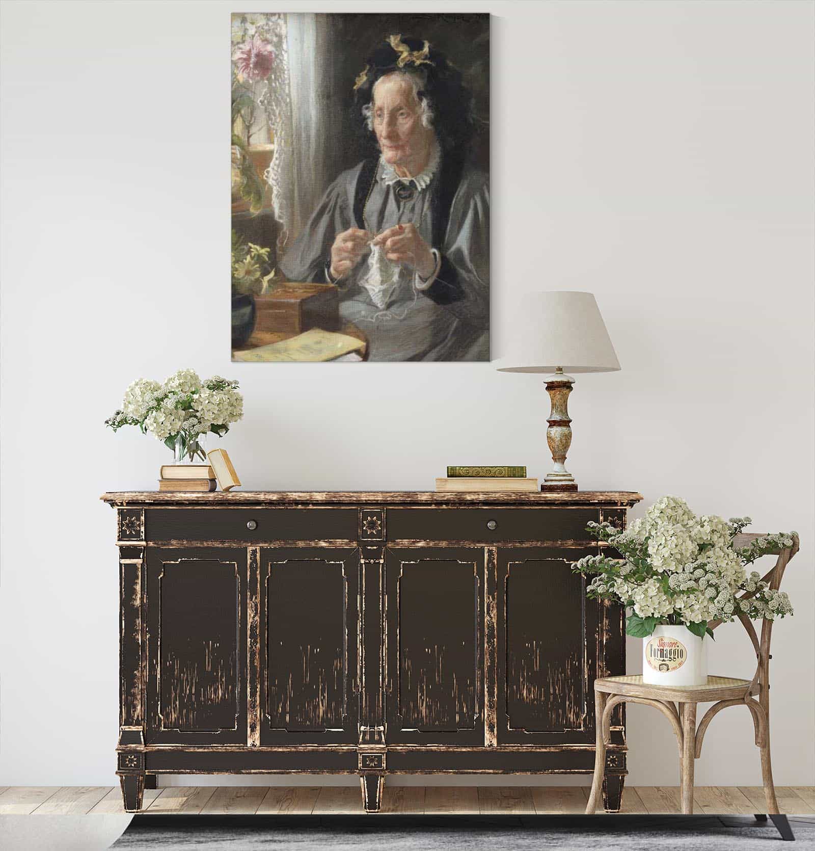 Portraet Af Konferensradinde Sa Casse F Engelbreth by Peder Severin Kroyer - Image 4