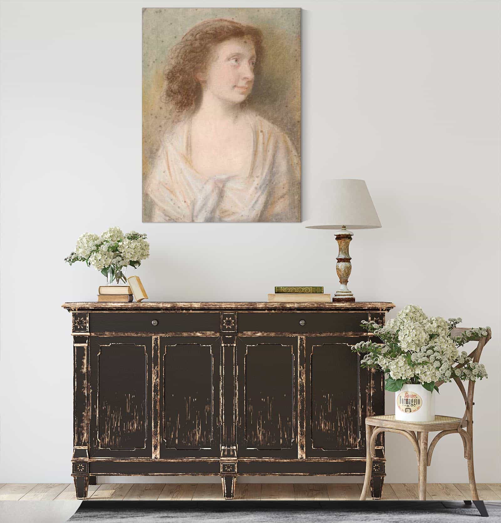 Portraet Af Maria Magdalene Becker by Jens Juel - Image 4