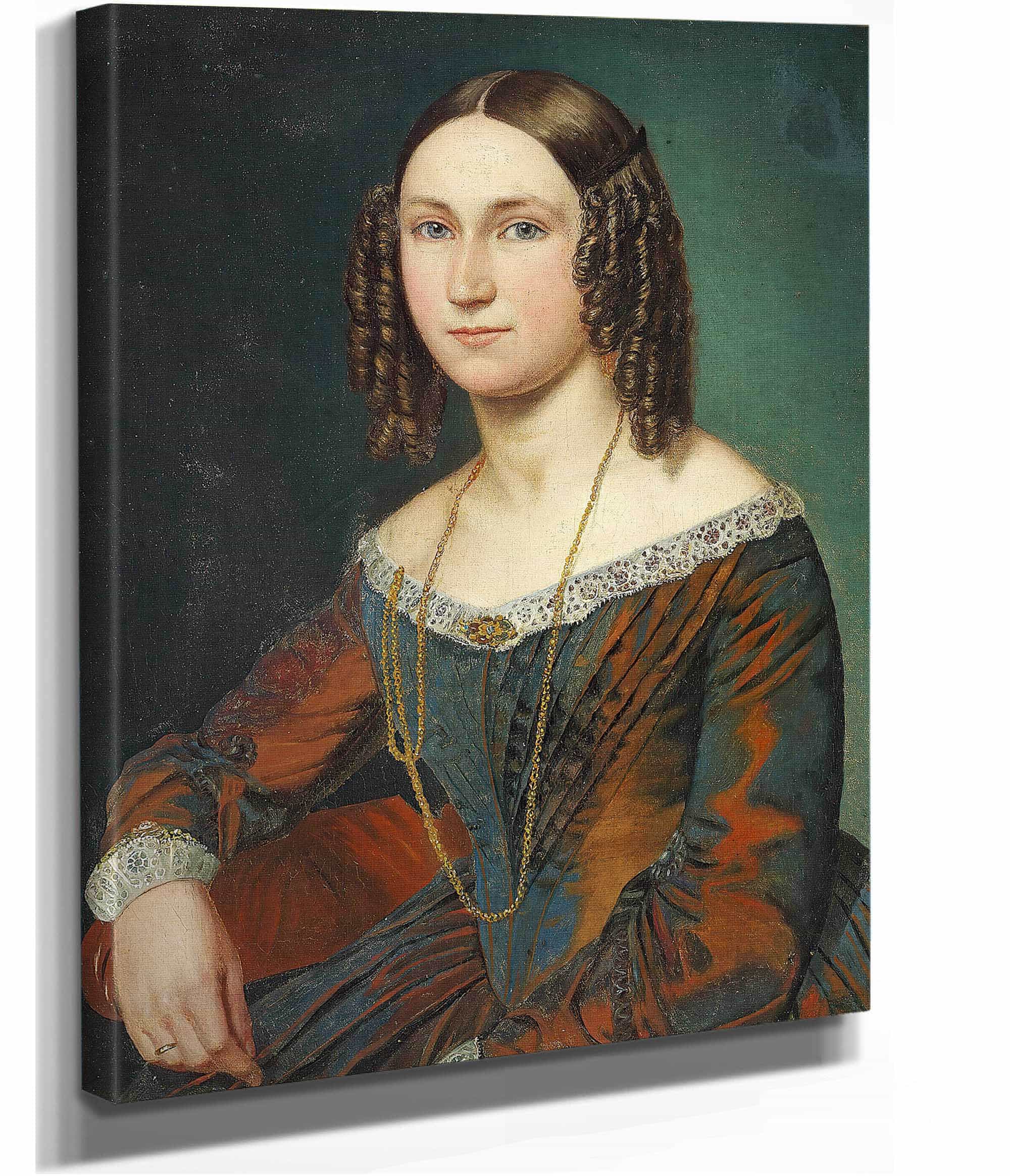 Portraet Af Ung Kvinde Med Slangekroller by Wilhelm Marstrand - Image 2
