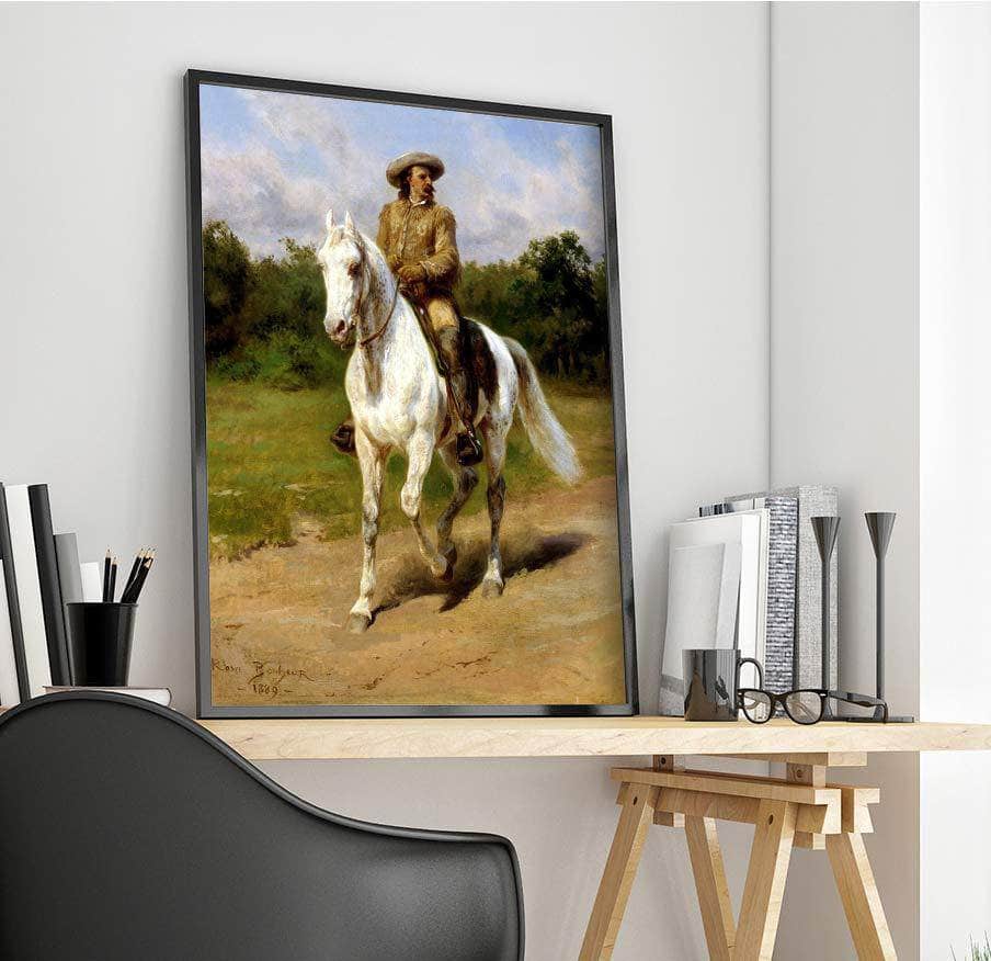 Portrait De Colonel William F. Cody Painting Rosa Bonheur Canvas Art - Image 4