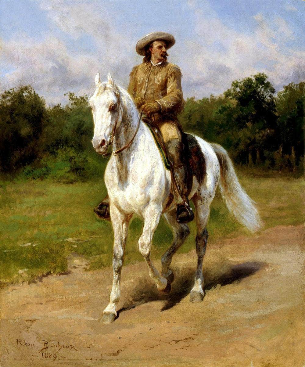Portrait De Colonel William F. Cody Painting Rosa Bonheur Canvas Art - Image 5