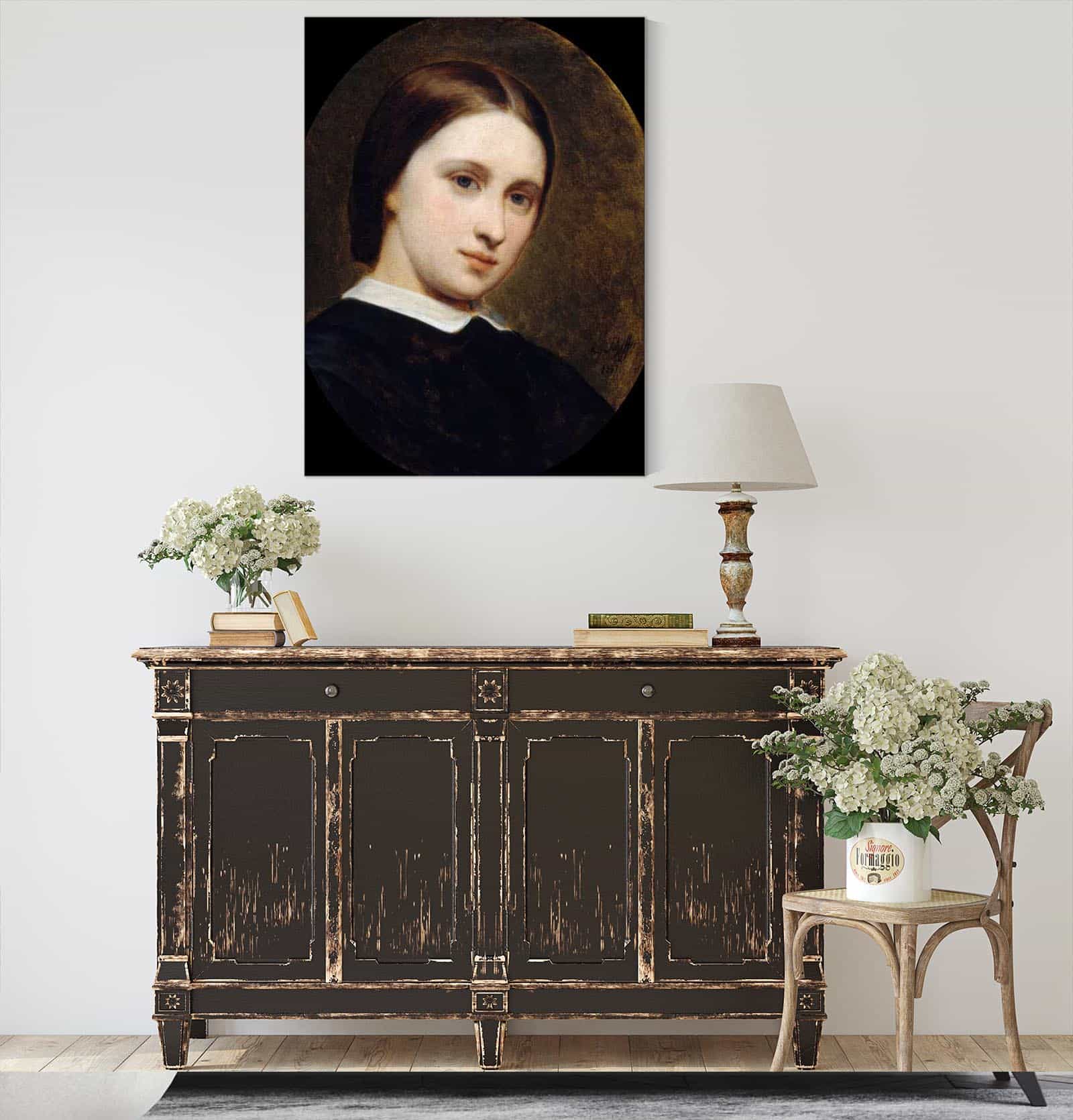 Portrait De Cornelie Renan Scheffer by Ary Scheffer - Image 4