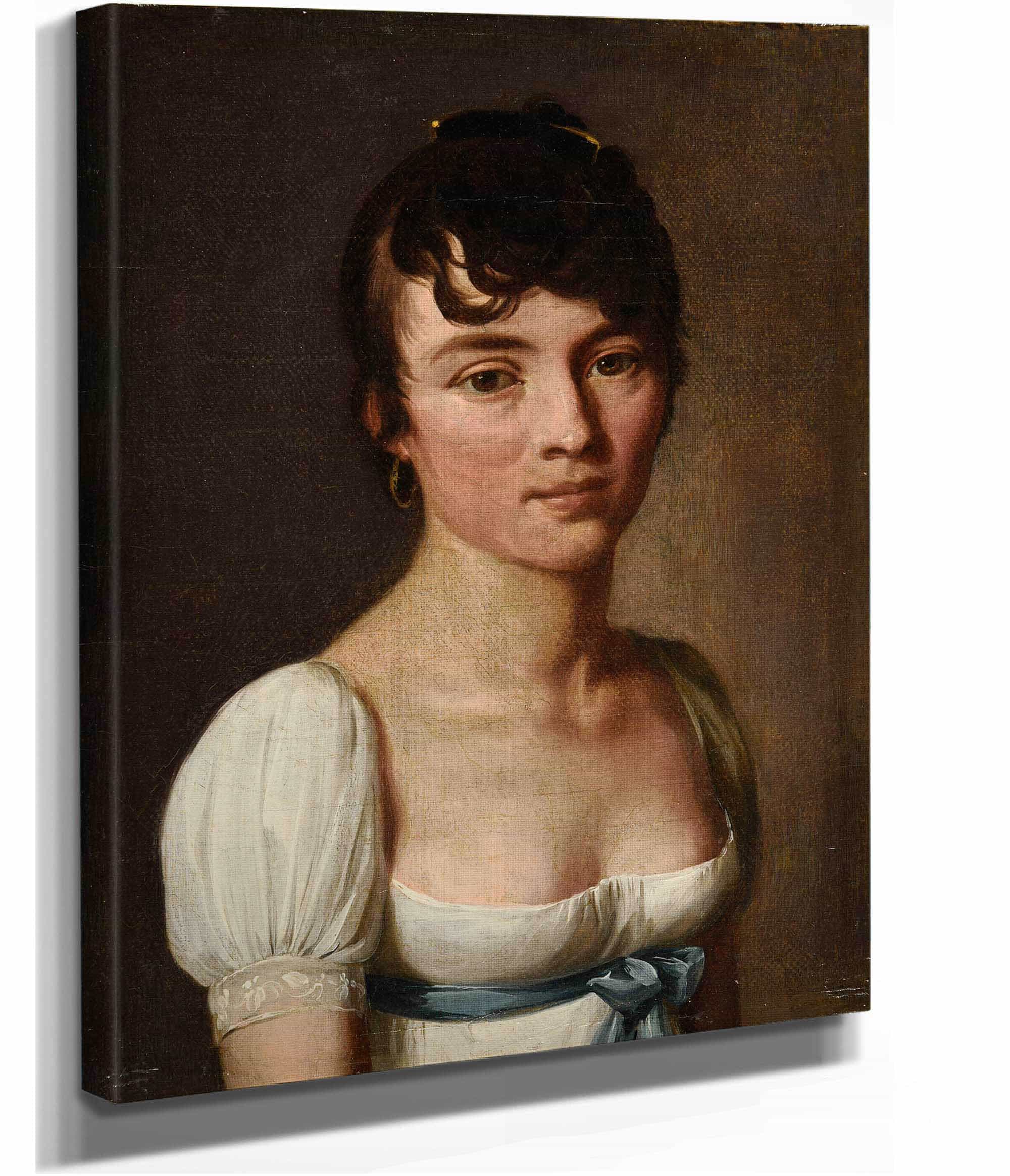 Portrait De Femme Anonyme by Louis Leopold Boilly - Image 2