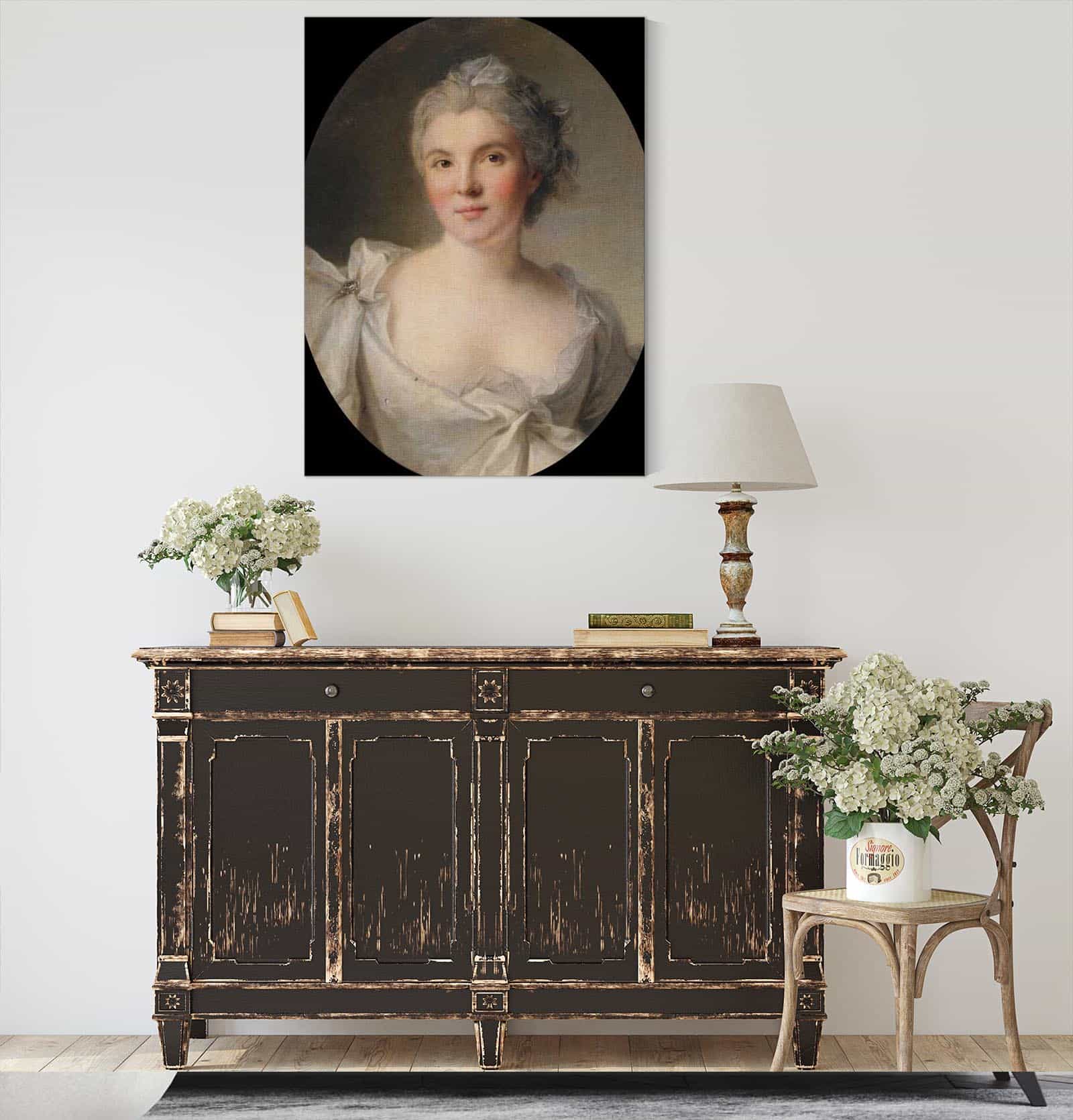 Portrait De Femme by Jean Marc Nattier - Image 4