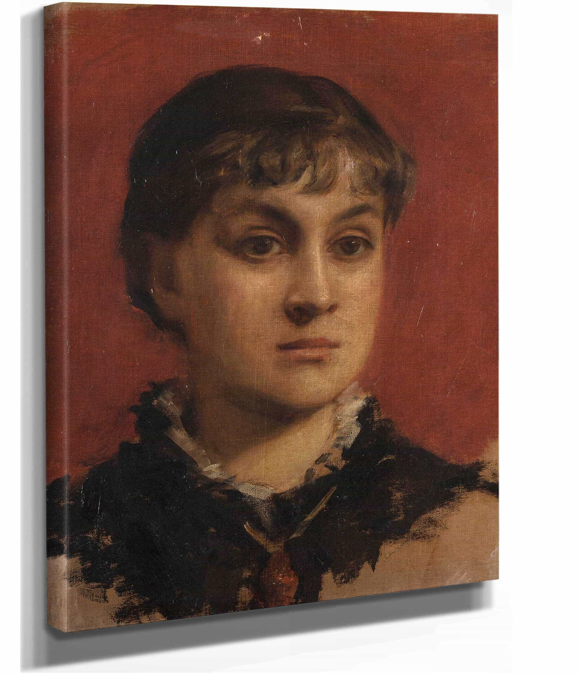 Portrait De Jacqueline Comerre Paton by Leon Francois Comerre - Image 2