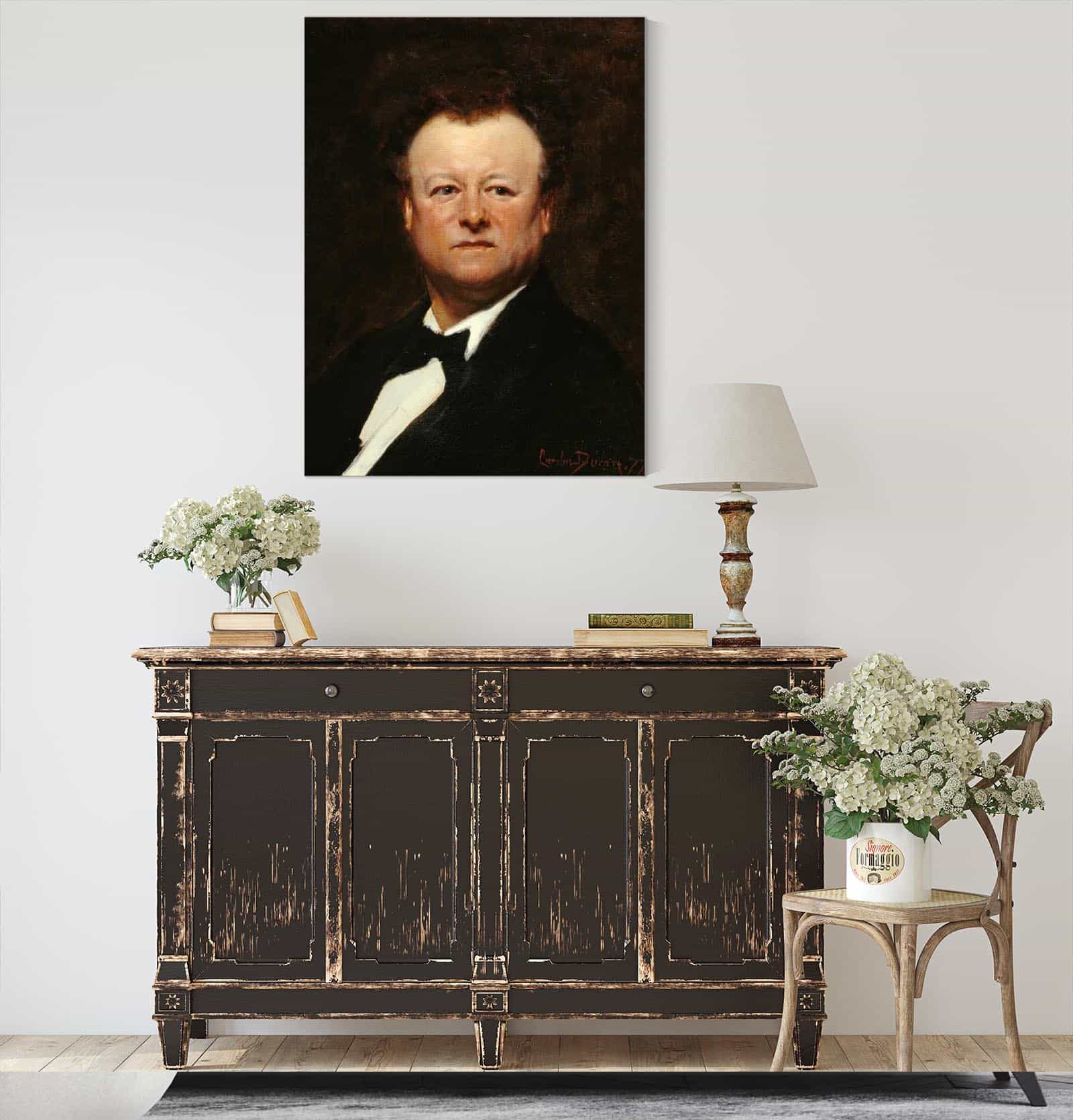 Portrait De Jean Francois Berthelier Chanteur by Carolus Duran - Image 4