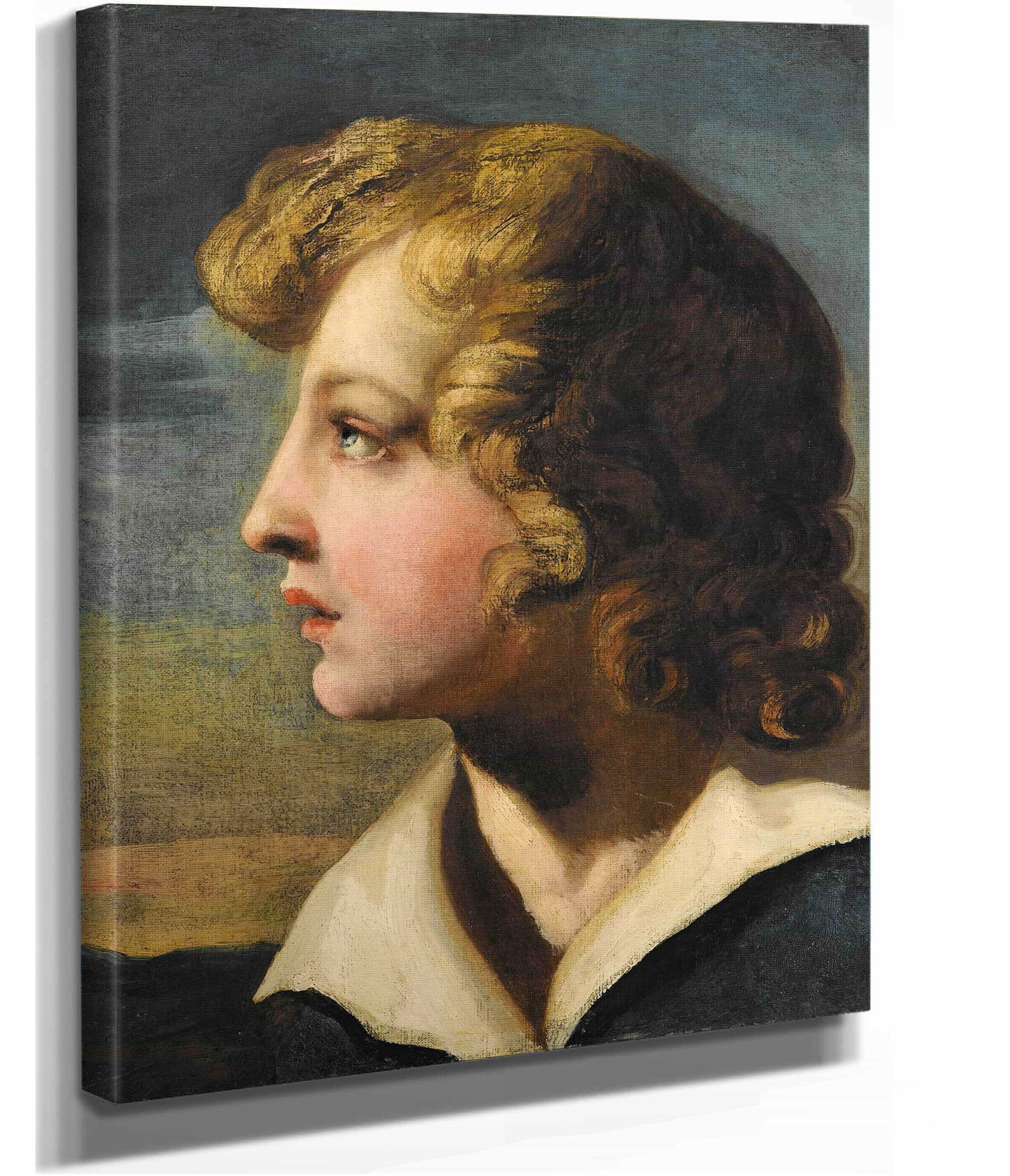 Portrait De Jeune Garcon De Profil by Theodore Gericault - Image 2