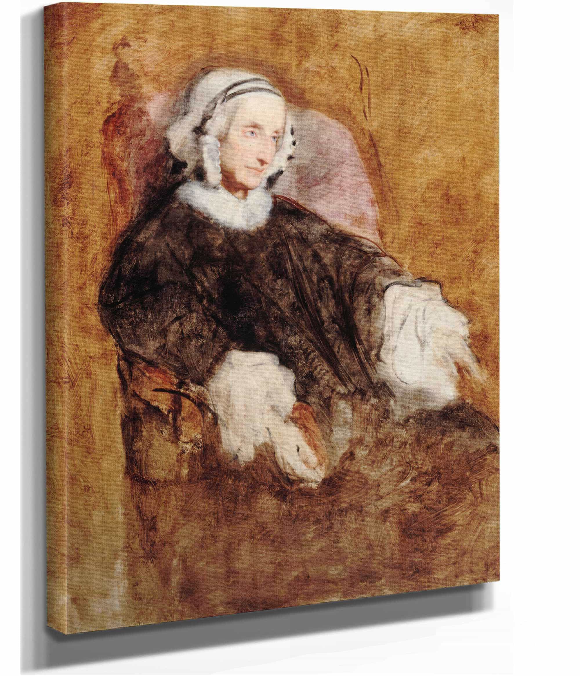 Portrait De La Reine Marie Amelie En Deuil by Ary Scheffer - Image 2
