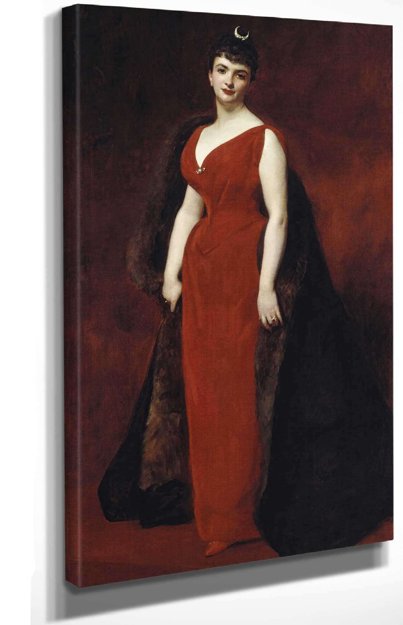 Portrait De Madame Edgar Stern by Carolus Duran - Image 4