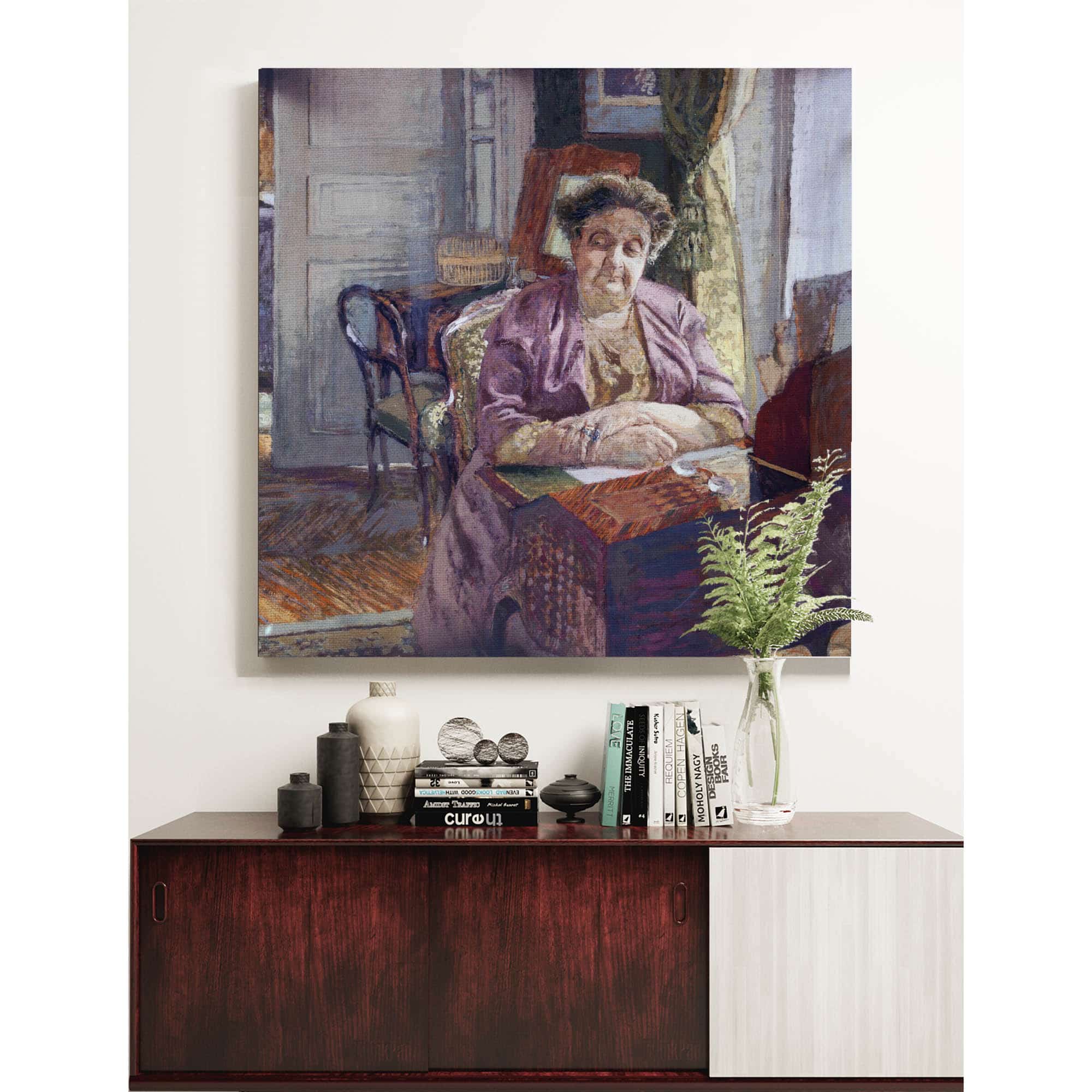 Portrait De Madame Frantz Jourdain by Edouard Vuillard - Image 5