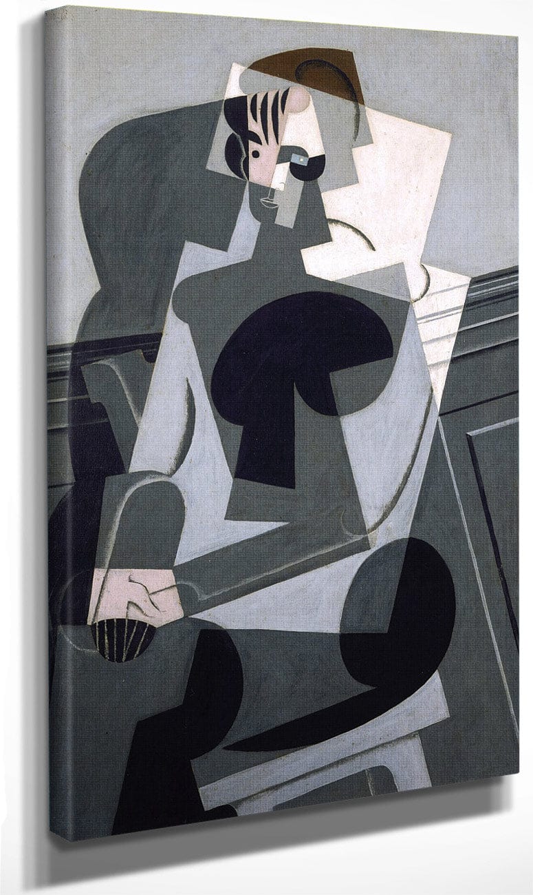 Portrait De Madame Josette Gris (Portrait Of Josette Gris) 2 By Juan Gris