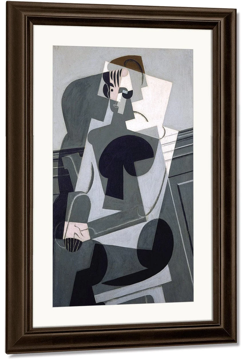 Portrait De Madame Josette Gris (Portrait Of Josette Gris) 2 By Juan Gris - Image 3