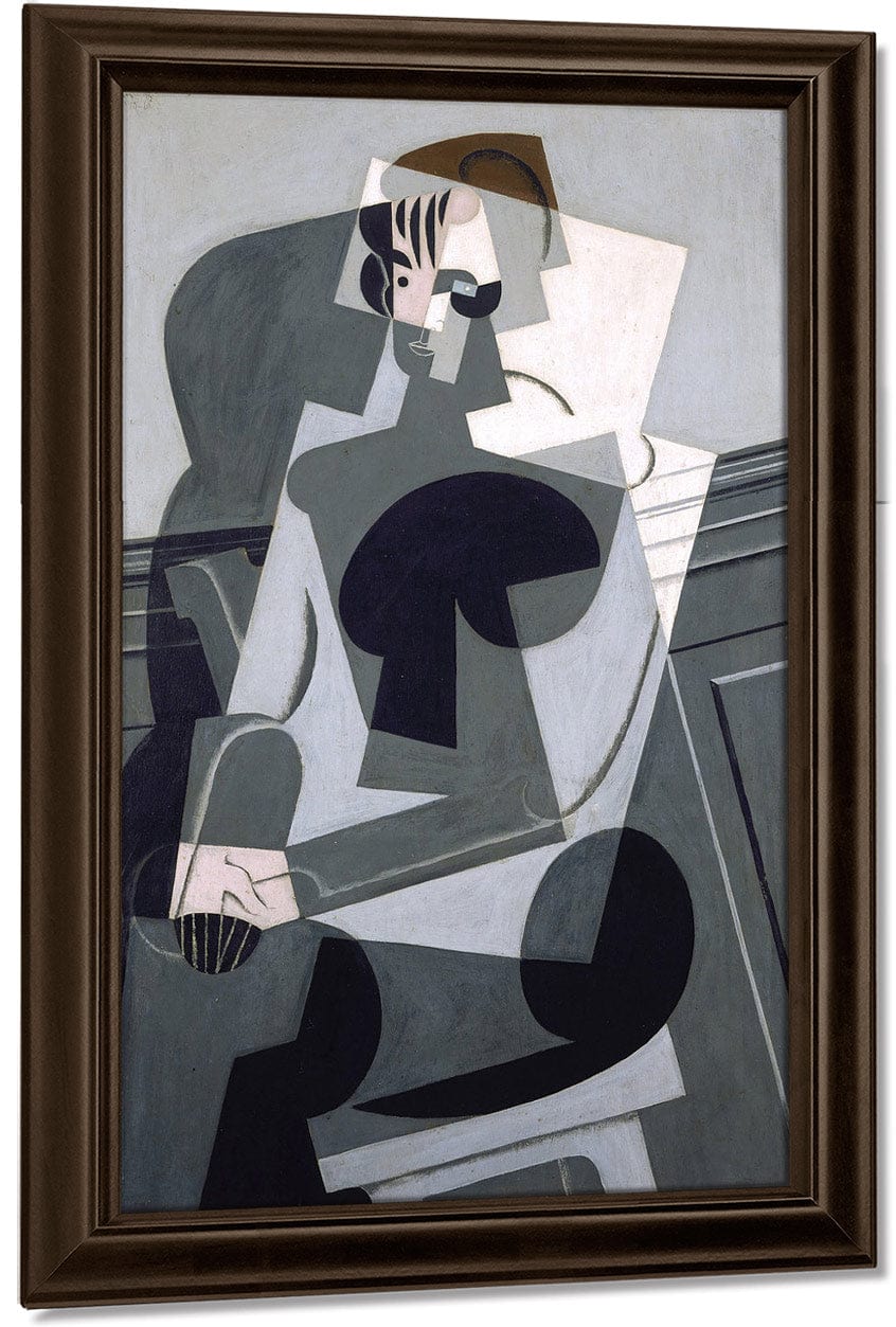 Portrait De Madame Josette Gris (Portrait Of Josette Gris) 2 By Juan Gris - Image 4