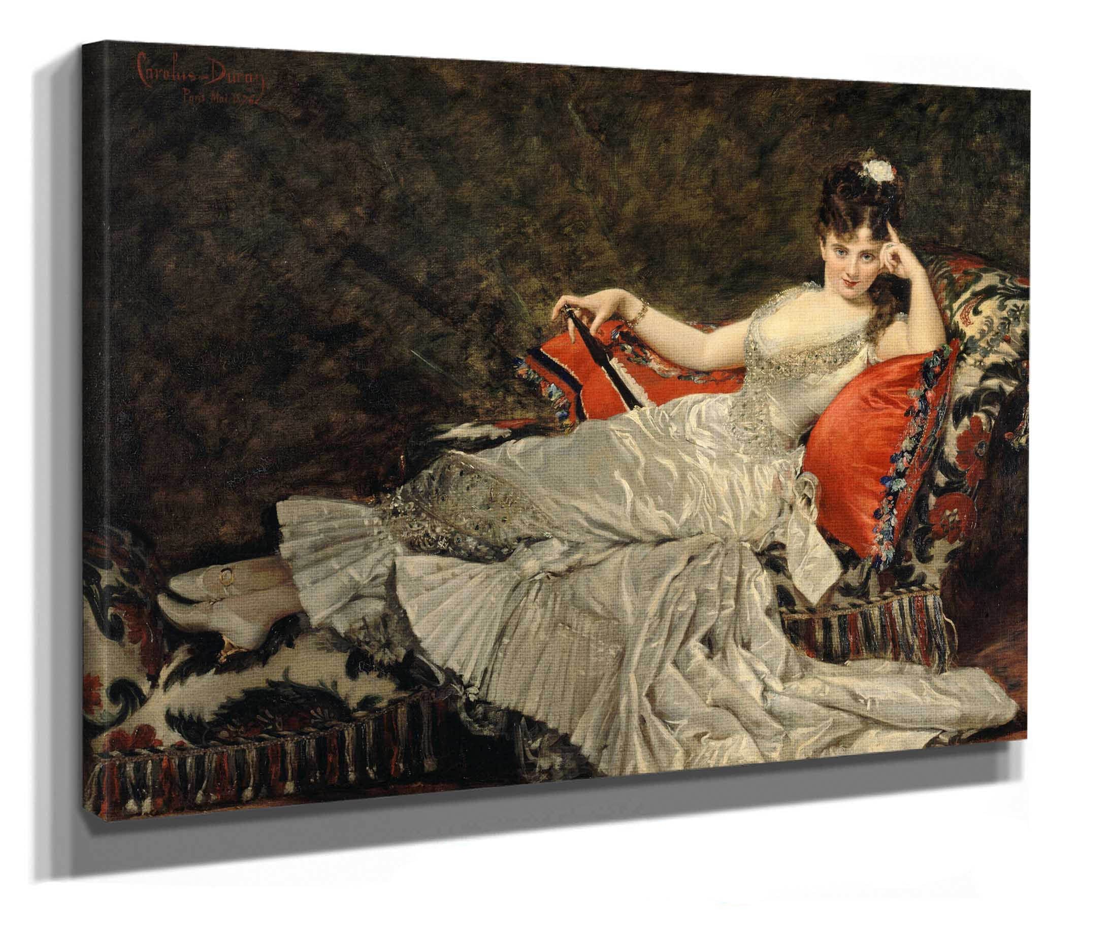 Portrait De Mademoiselle De Lancey by Carolus Duran - Image 2