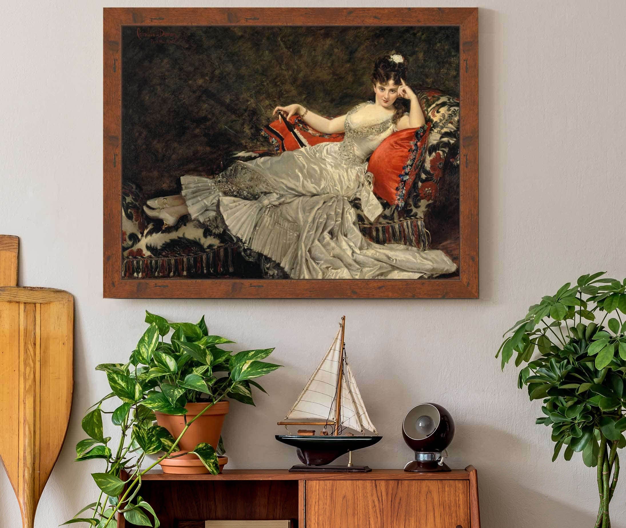 Portrait De Mademoiselle De Lancey by Carolus Duran - Image 3