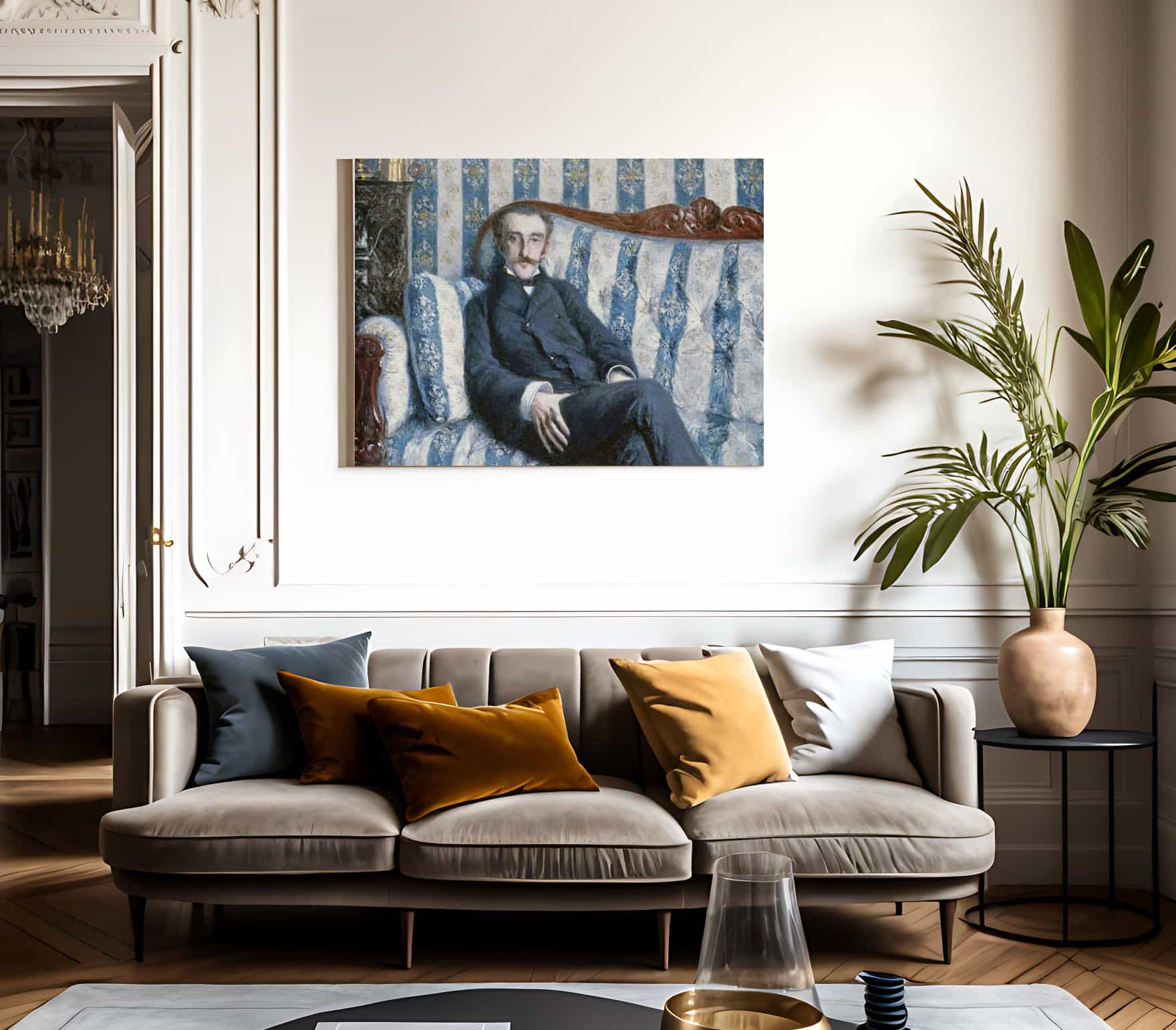 Portrait De Monsieur R By Gustave Caillebotte - Image 3