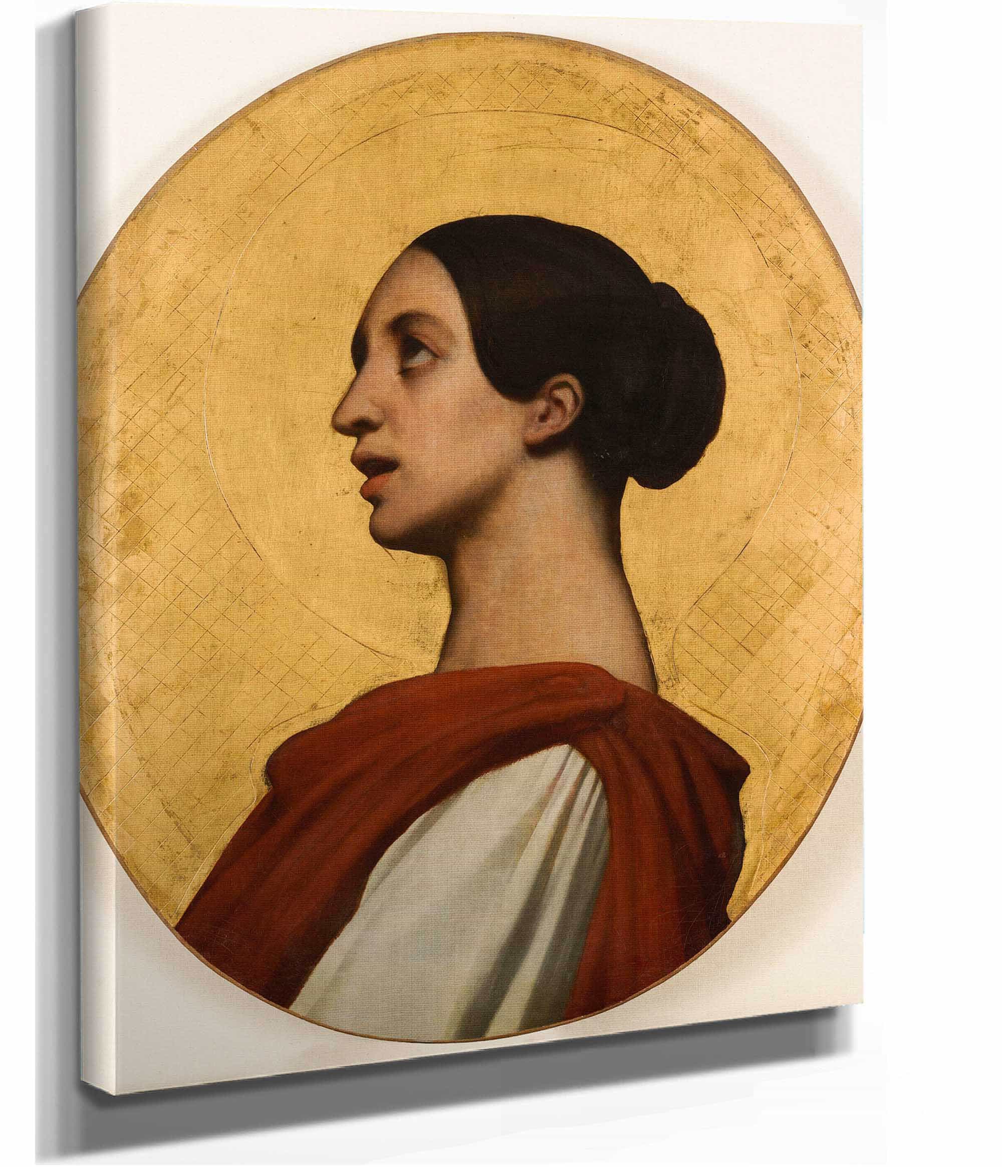 Portrait De Pauline Viardot En Sainte Cecile by Ary Scheffer - Image 2