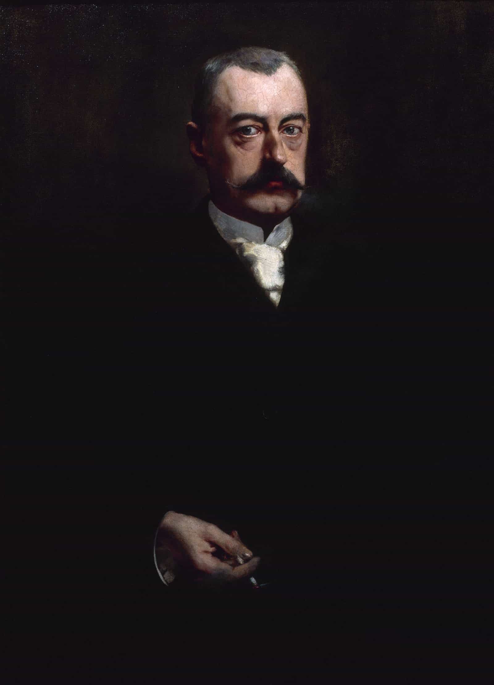 Portrait De Pierre Waldeck Rousseau Homme Politique by Henri Gervex