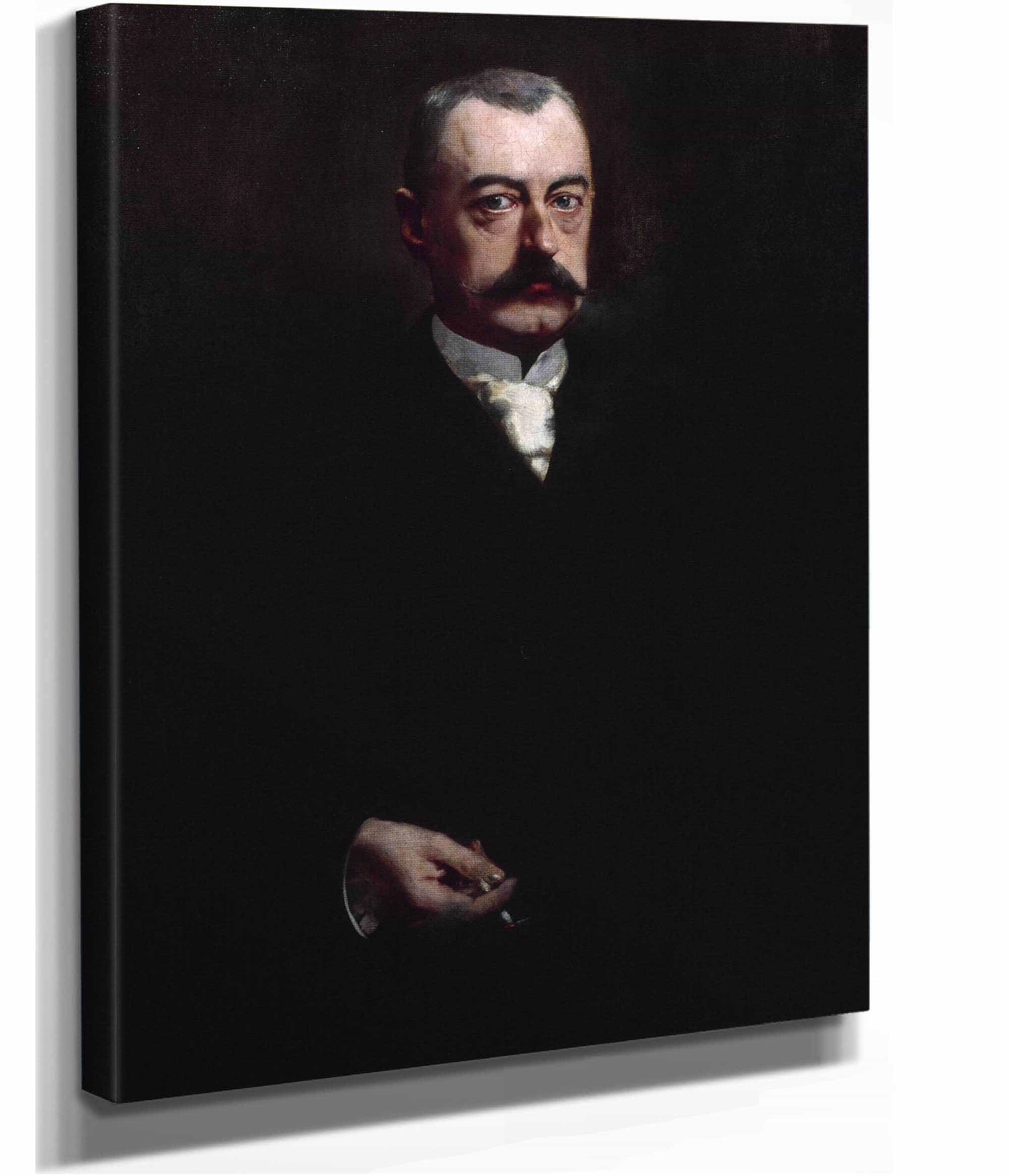 Portrait De Pierre Waldeck Rousseau Homme Politique by Henri Gervex - Image 2