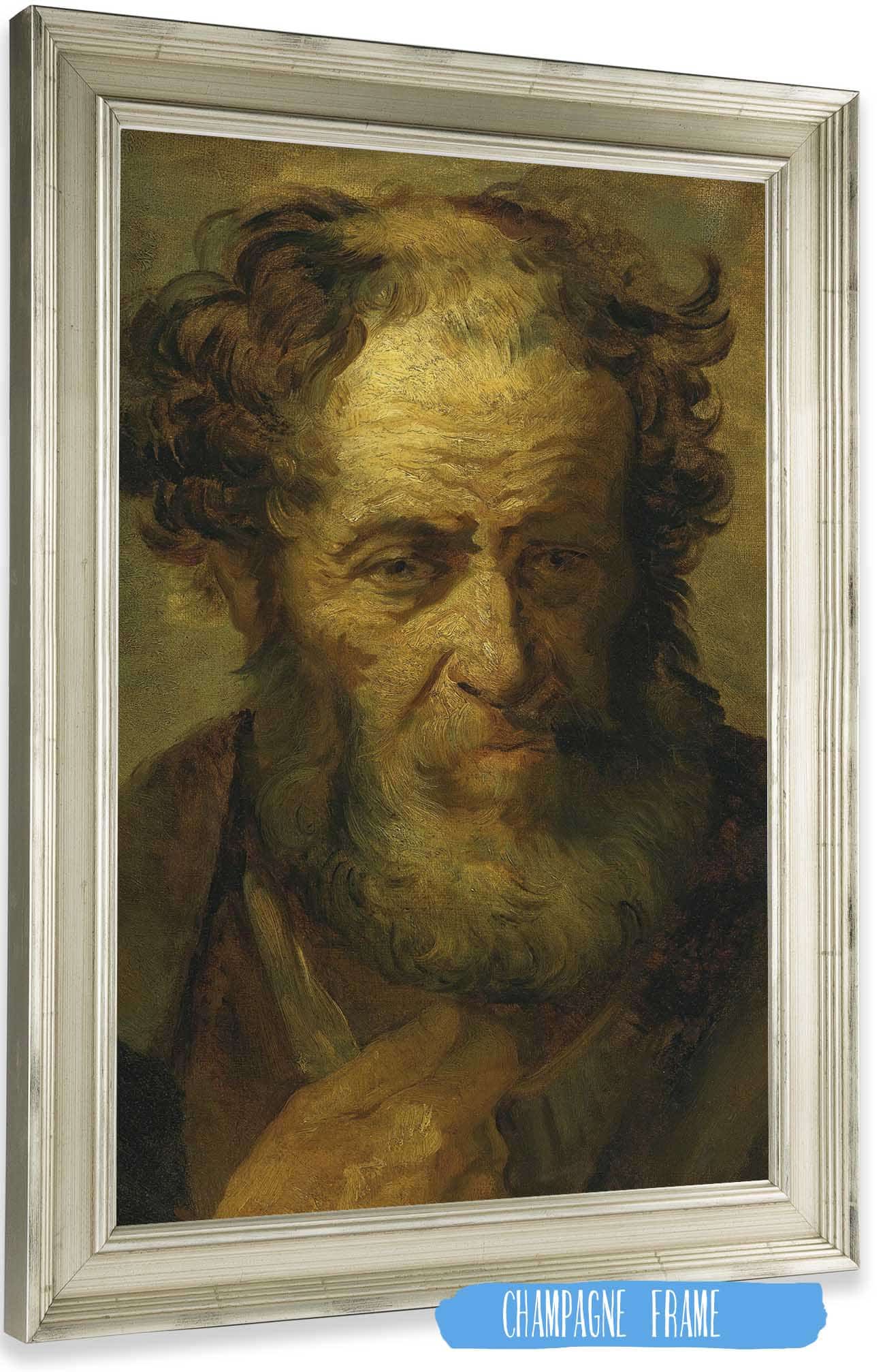 Portrait De Vieillard by Theodore Gericault