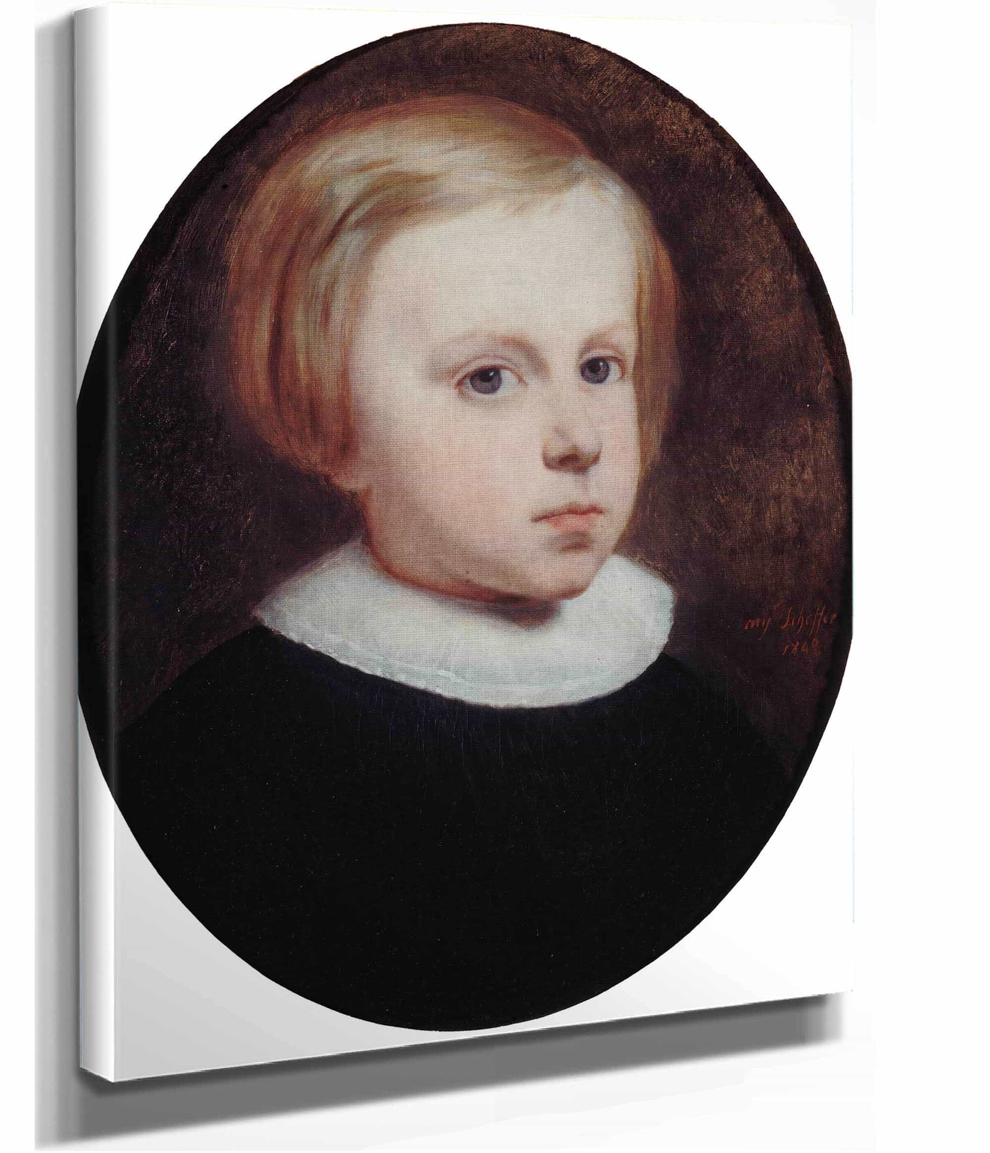 Portrait Denfant by Ary Scheffer - Image 2