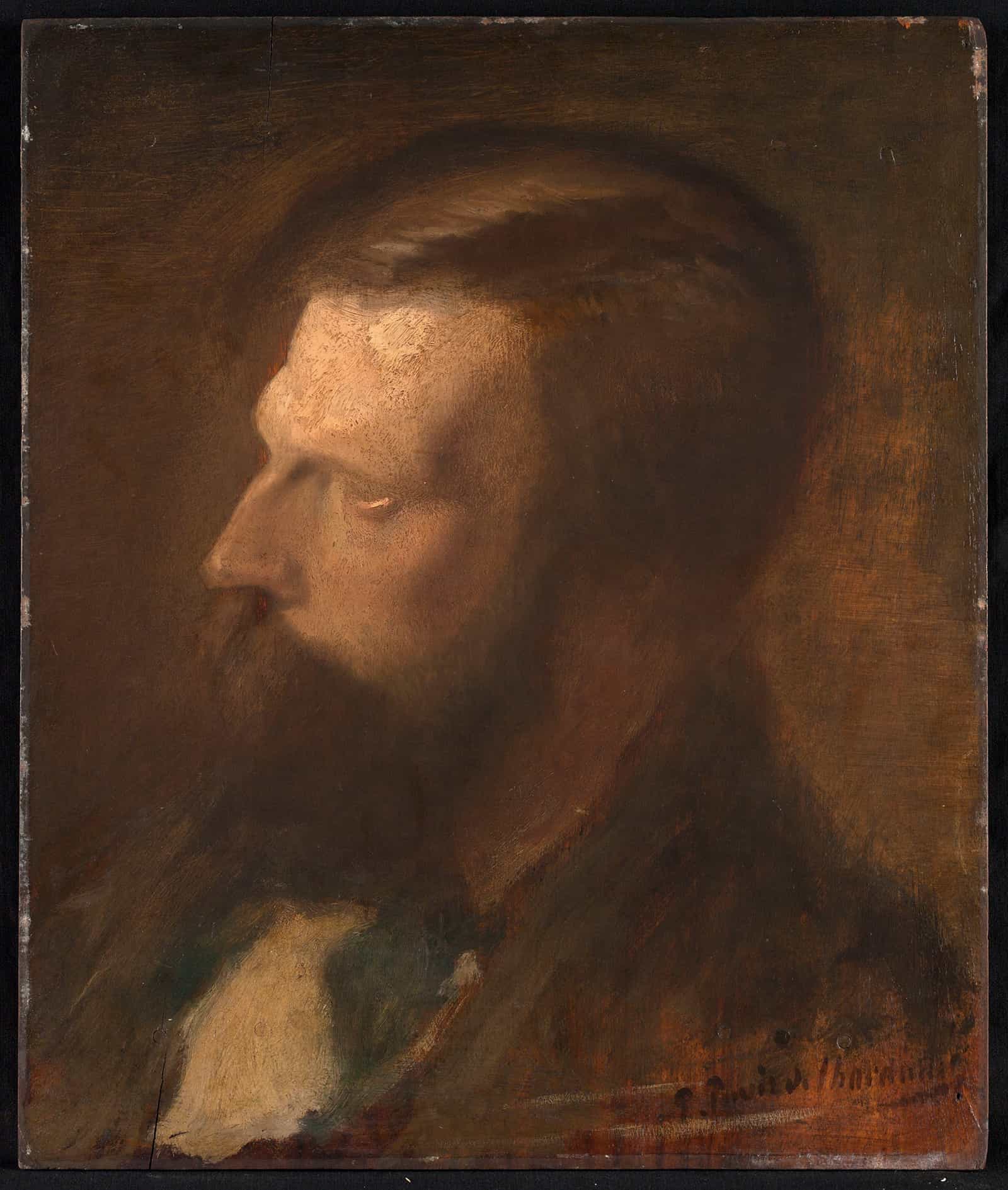 Portrait Dhomme by Pierre Puvis De Chavannes - Image 2