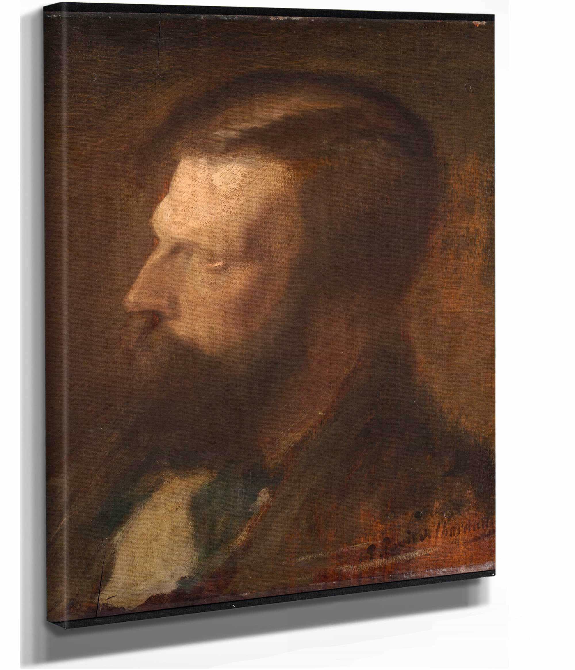 Portrait Dhomme by Pierre Puvis De Chavannes - Image 4