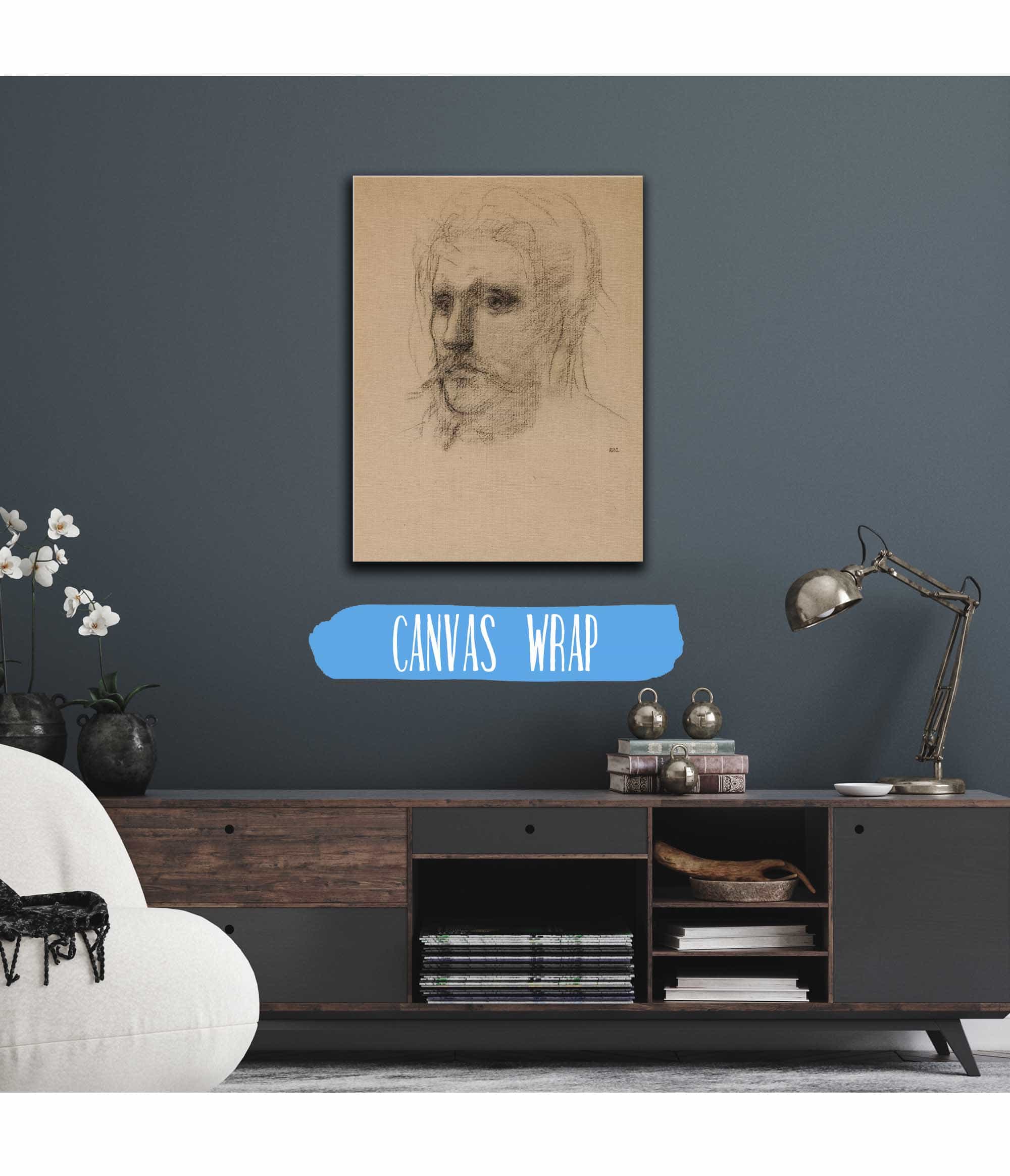 Portrait Dhomme by Pierre Puvis De Chavannes - Image 5