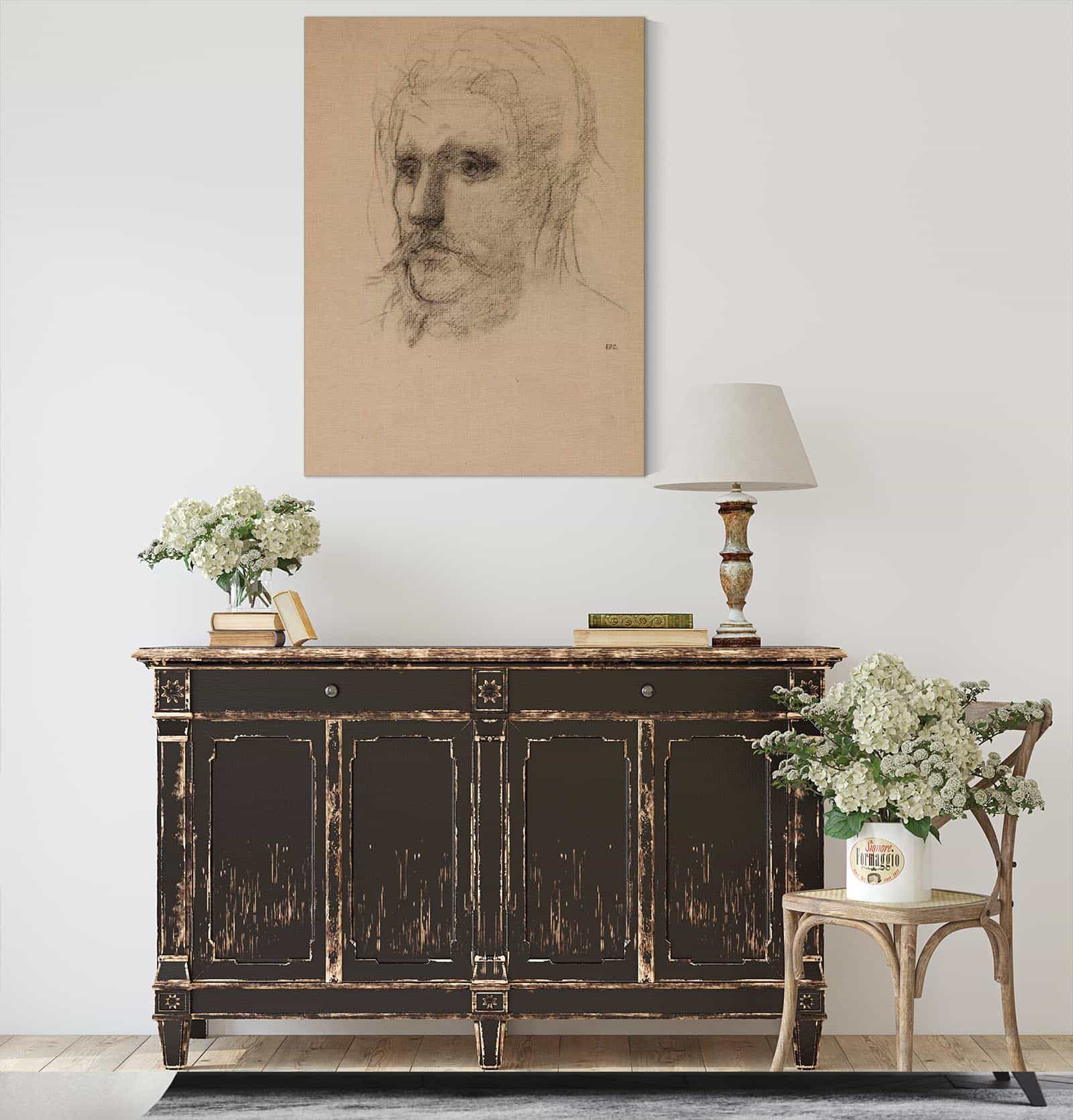 Portrait Dhomme by Pierre Puvis De Chavannes - Image 7