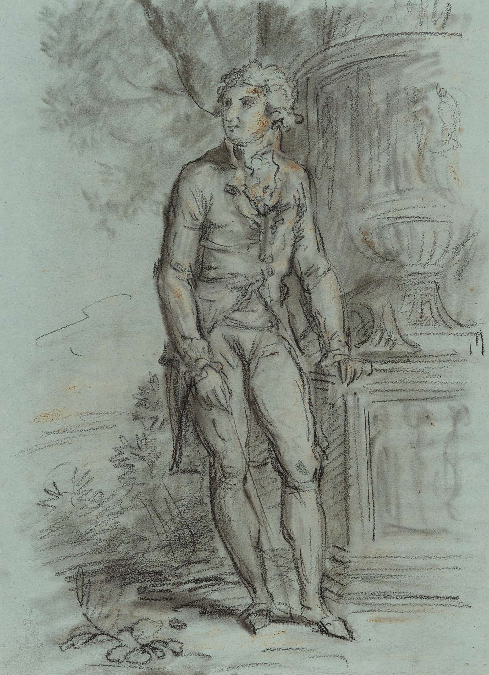 Portrait Dinconnu by Pierre Paul Prudhon - Image 2