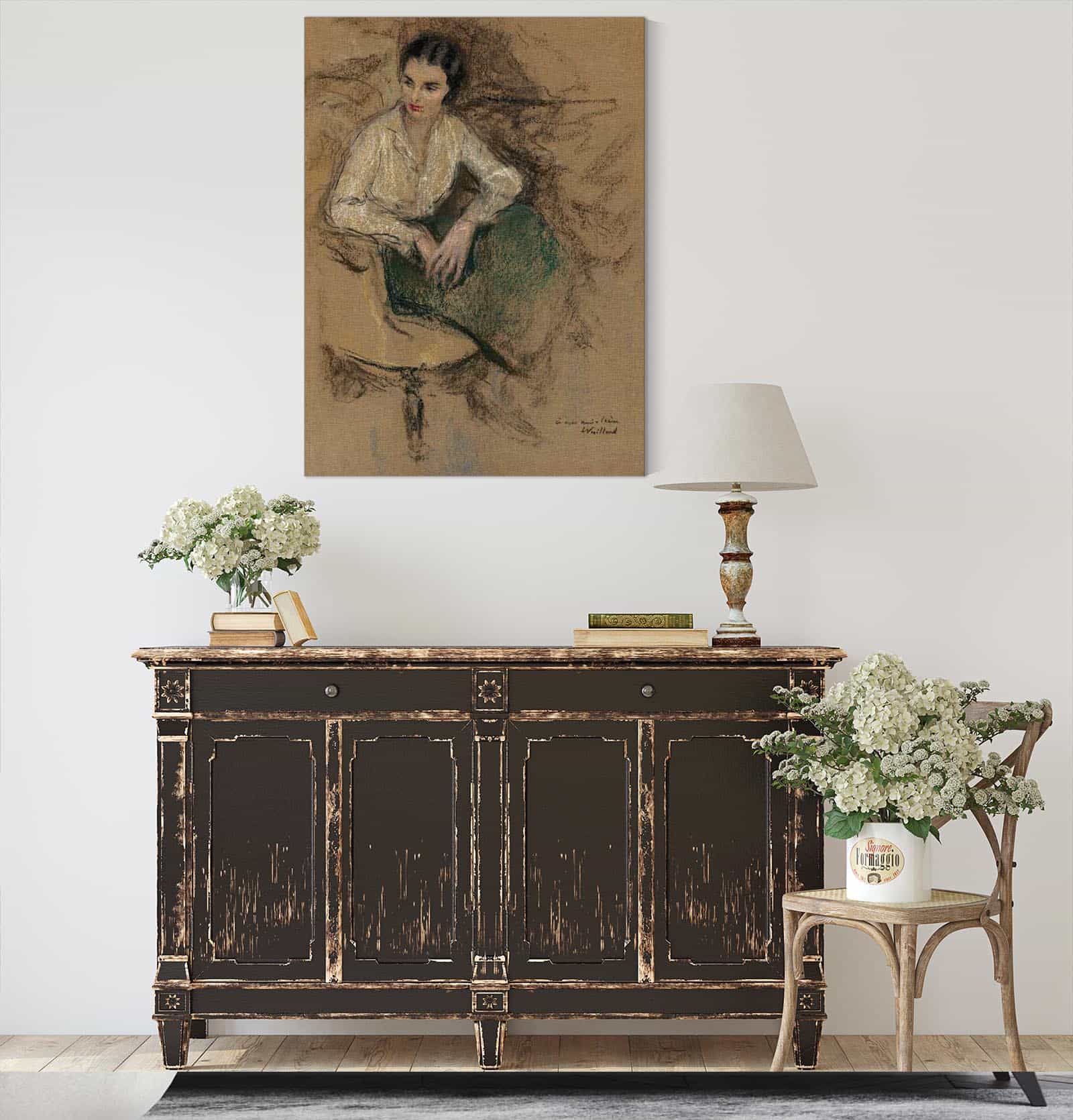 Portrait Direne Montanet by Edouard Vuillard - Image 7