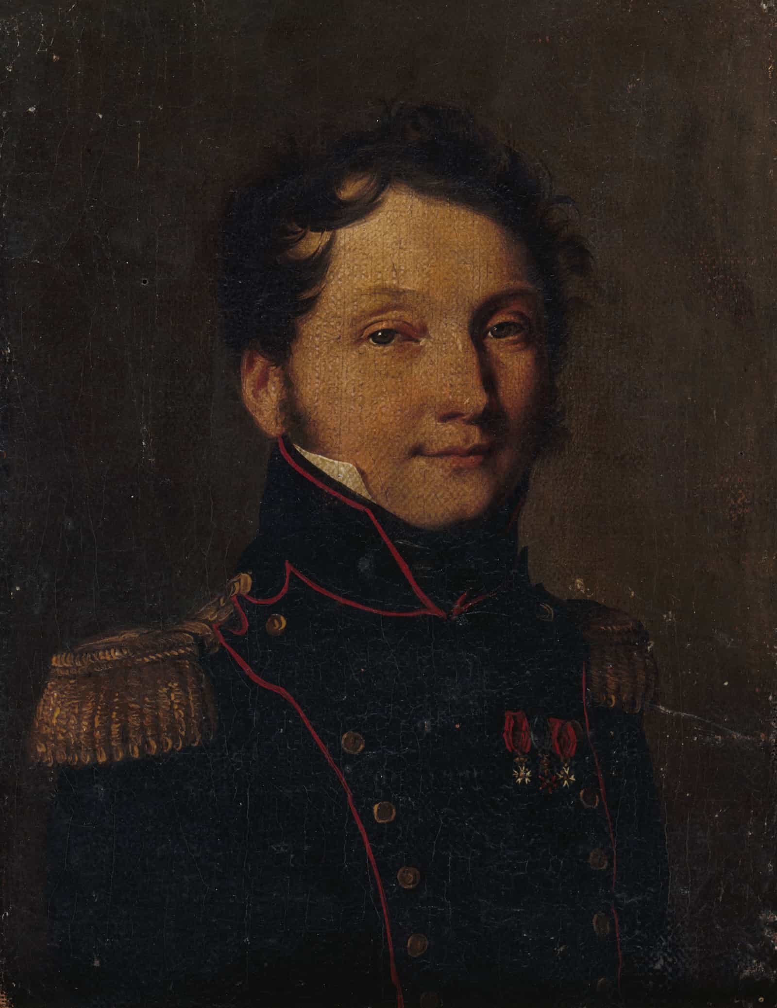 Portrait Dit Du Capitaine Jules Raulin by Louis Leopold Boilly