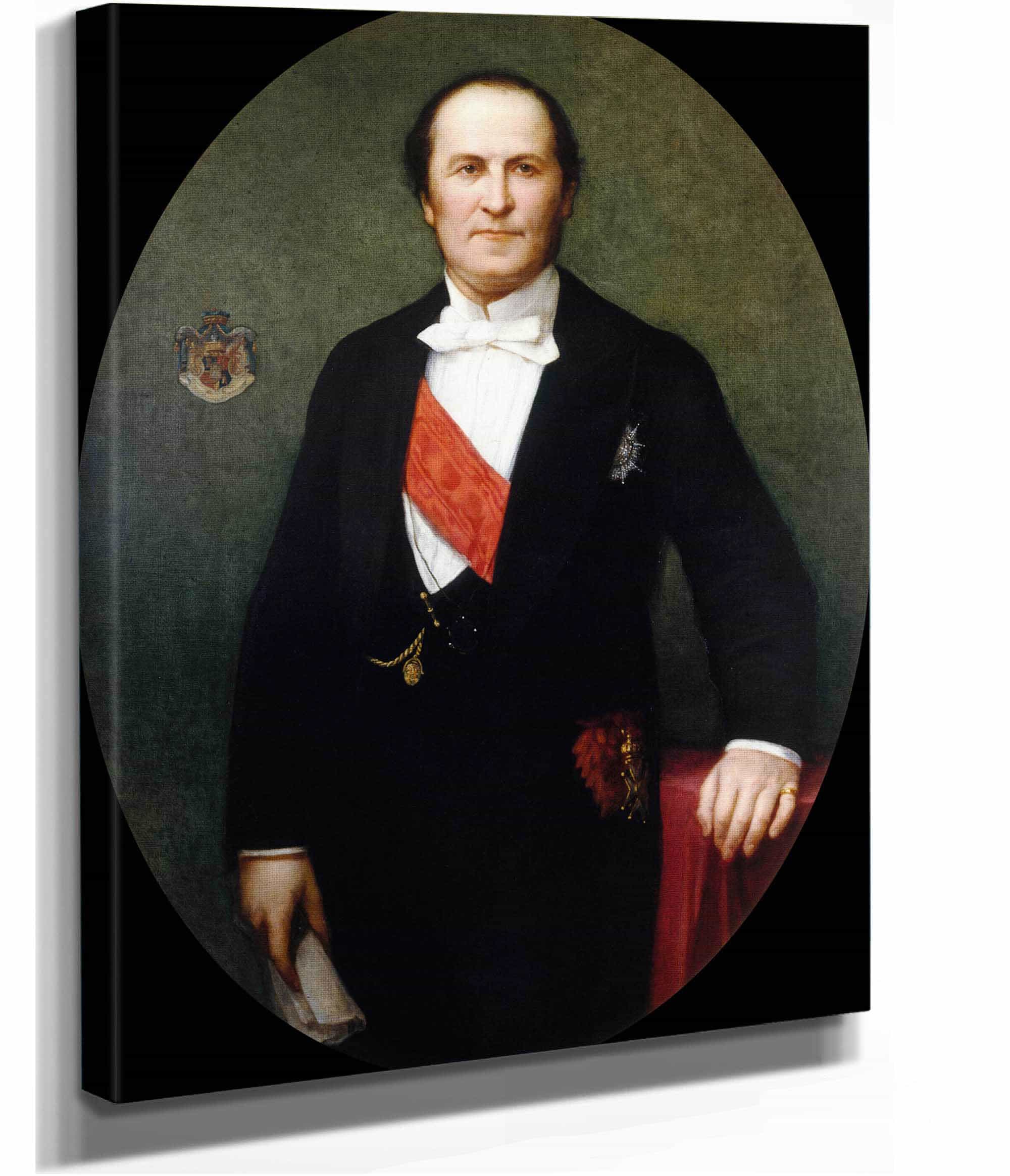 Portrait Du Baron Haussmann Prefet De La Seine by Henri Lehmann - Image 2